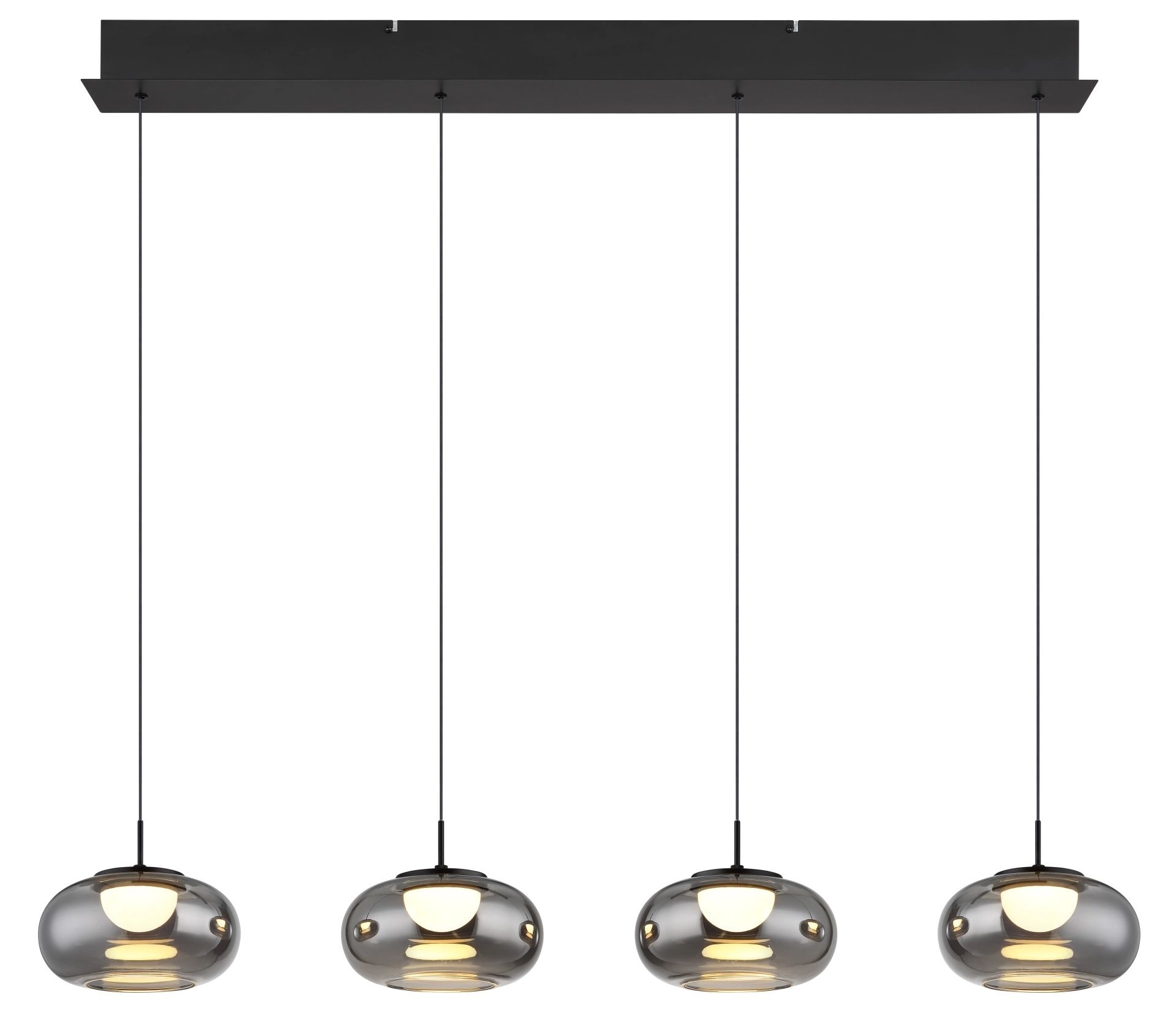 GLOBO LIGHTING LED-Hängeleuchte »QUINTARA«, 1 flammig, Leuchtmittel LED-Modul | LED fest integriert, Pendelleuchte, Esstisch, Essbereich, Wohnzimmer, höhenverstellbar
