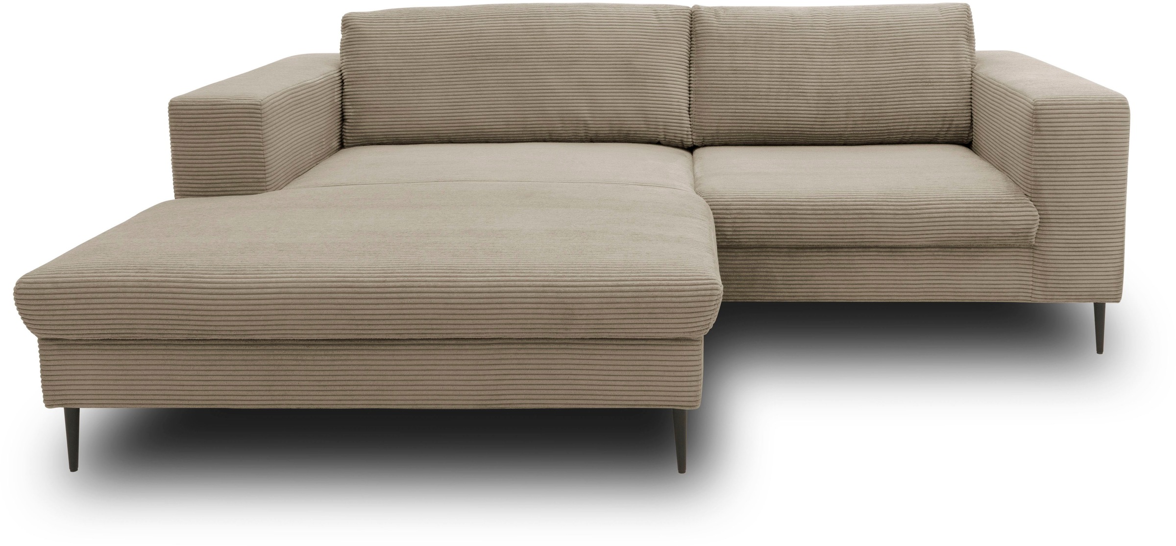 DOMO collection Ecksofa "Modica kompakt und elegant, Breite 244, L-Form" mo günstig online kaufen