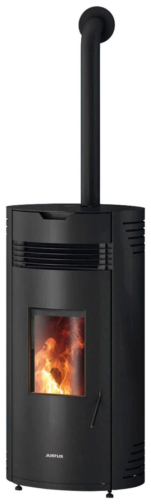 JUSTUS Pelletofen "Norta", schwarz, Kaminöfen