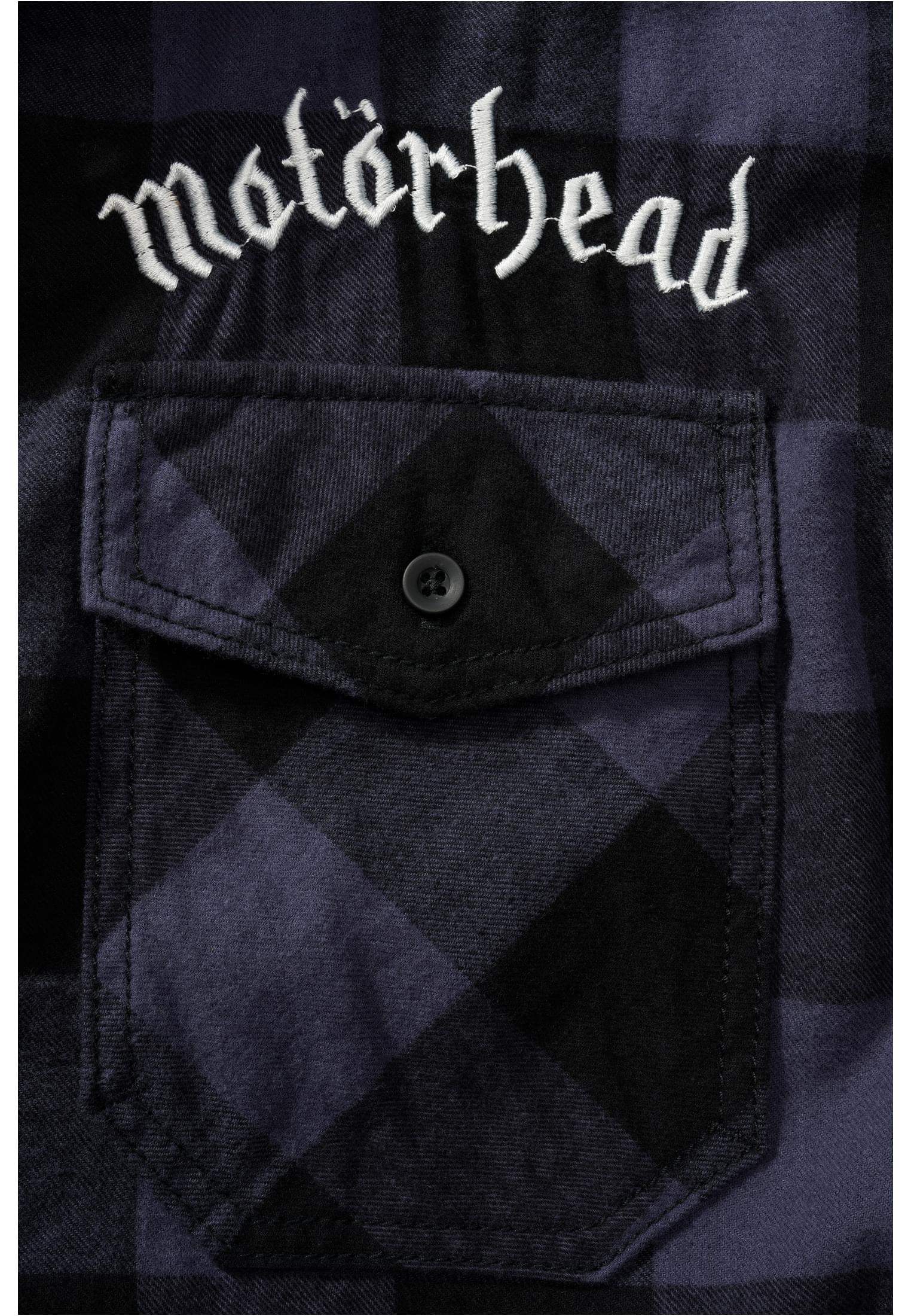 Brandit Langarmhemd »Brandit Herren Motörhead Checkshirt«, (1 tlg.)