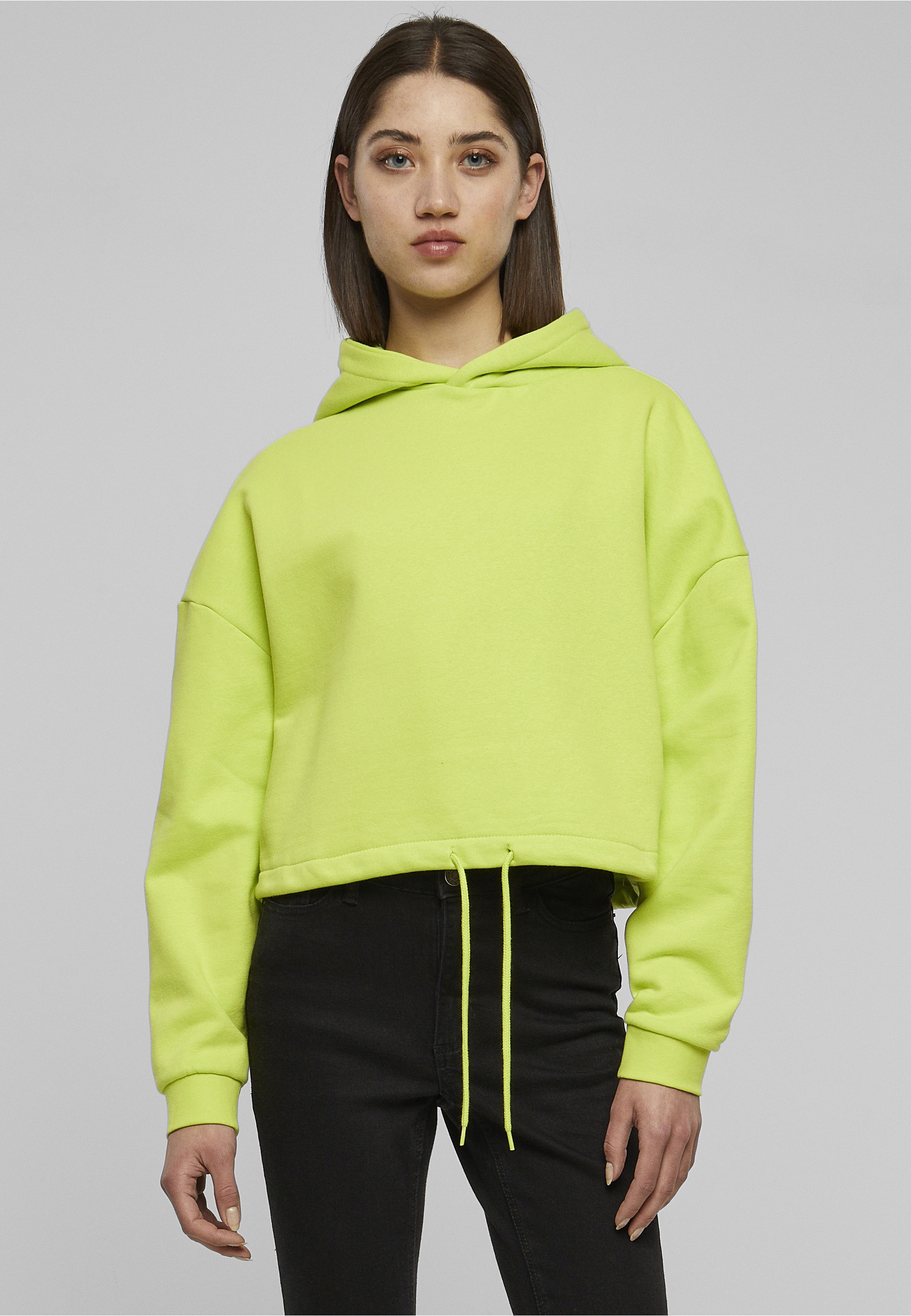 URBAN CLASSICS Kapuzenpullover »Urban Classics Damen Ladies Cropped Oversized Hoodie« 1