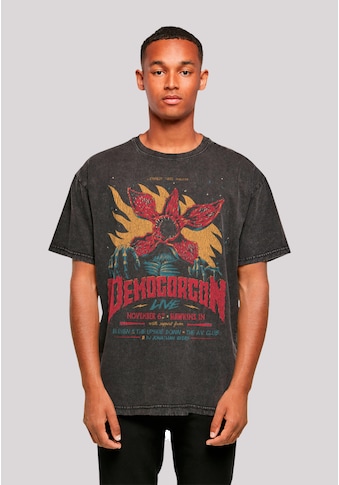 T-Shirt »Stranger Things Demogorgon Poster Netflix TV Series«, Premium Qualität