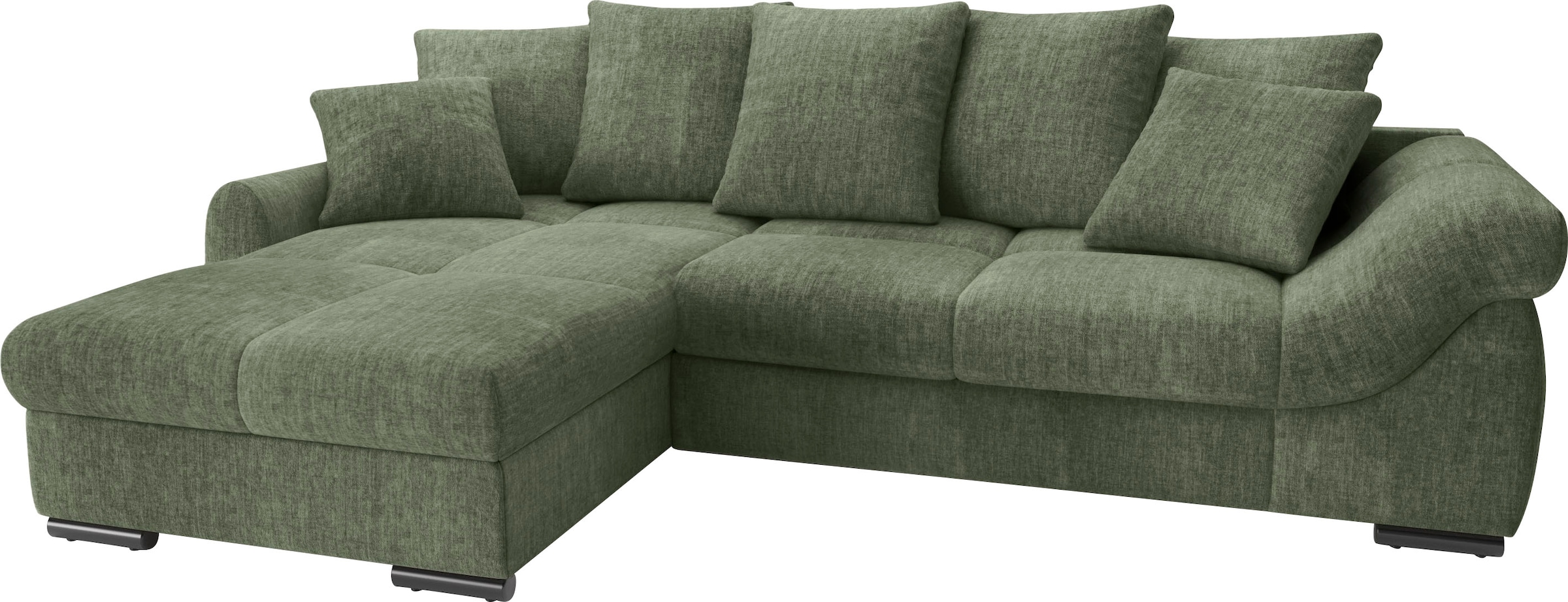 Mr. Couch Ecksofa "Livorno DuraFlex L-Form", inkl. Hochschläfer-Bettauszug, günstig online kaufen