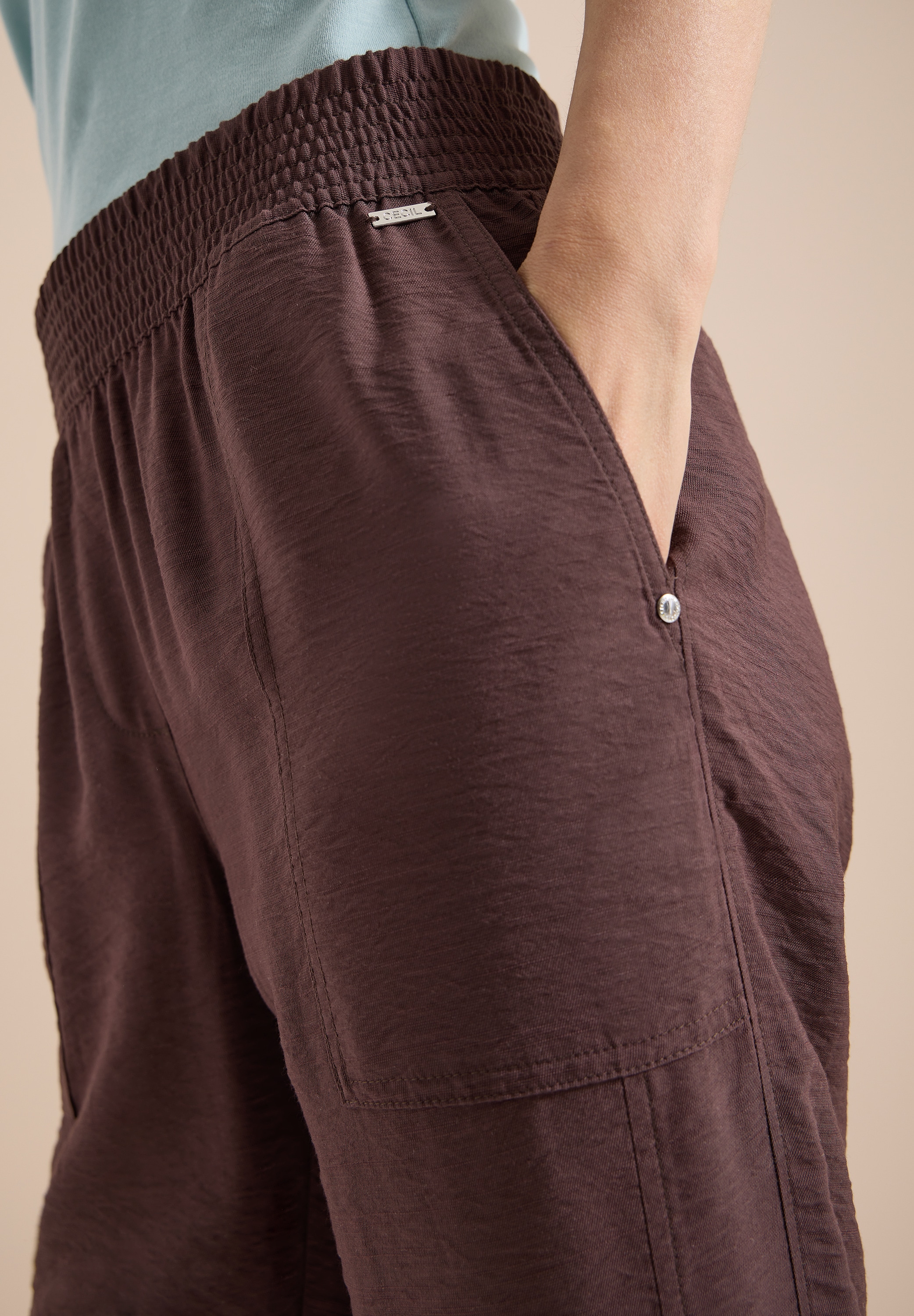 Cecil Stoffhose »Style Chelsea«  Sommerhose mit elastischem Bund / Viskose