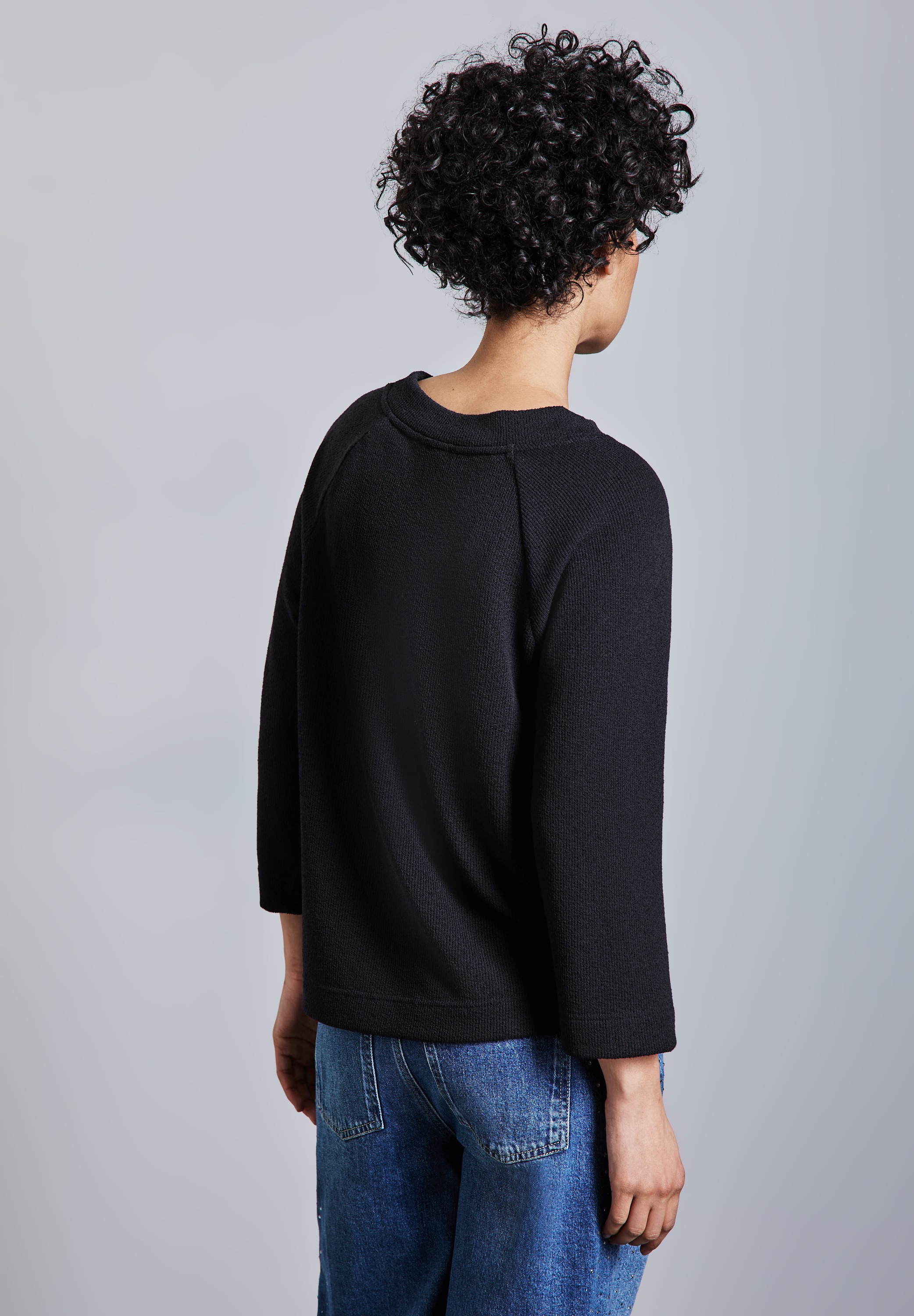 STREET ONE 3/4 Arm-Pullover mit U-Boot günstig online kaufen