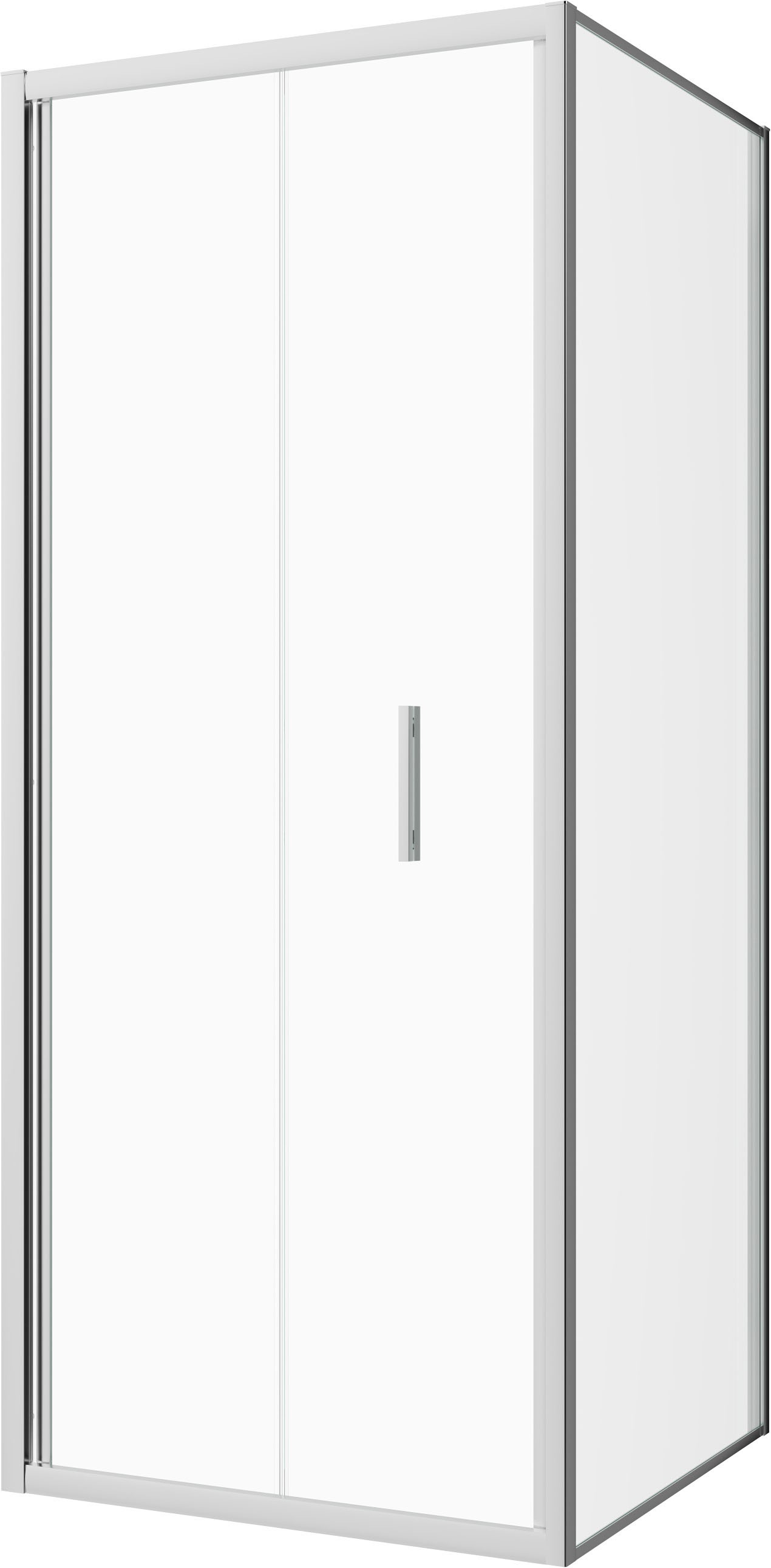 Sanotechnik Dusch-Falttür »Sanotechnik SlimLine Falttür chrom« Easy Clean Beschichtung