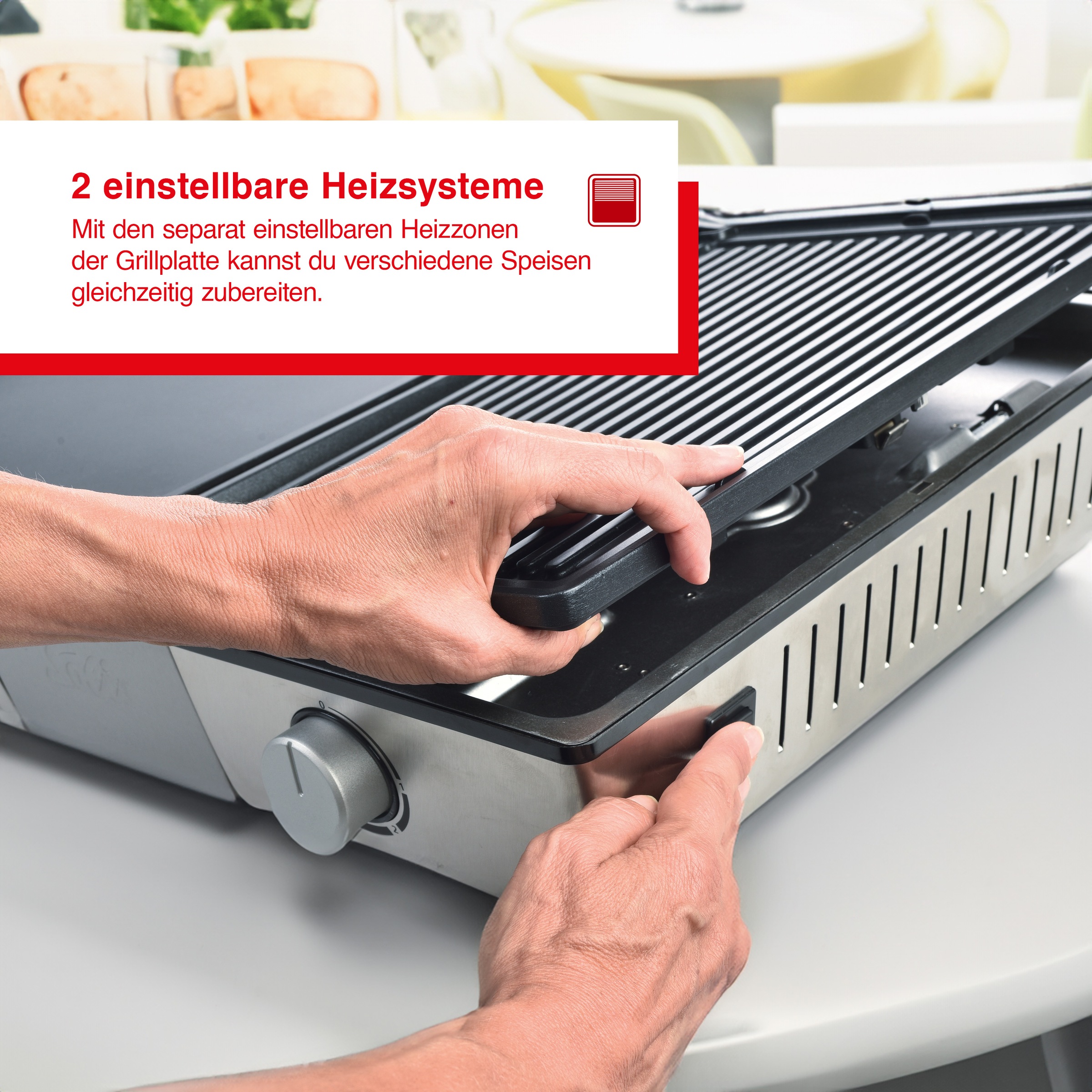 SOLIS OF SWITZERLAND Tischgrill "Teppanyaki@Home (Typ 795)" 2000 W Beschich günstig online kaufen