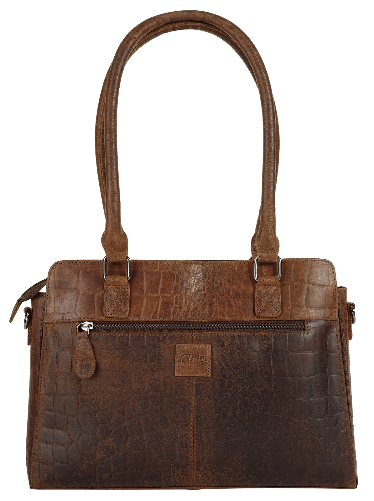 Cluty Henkeltasche, echt Leder