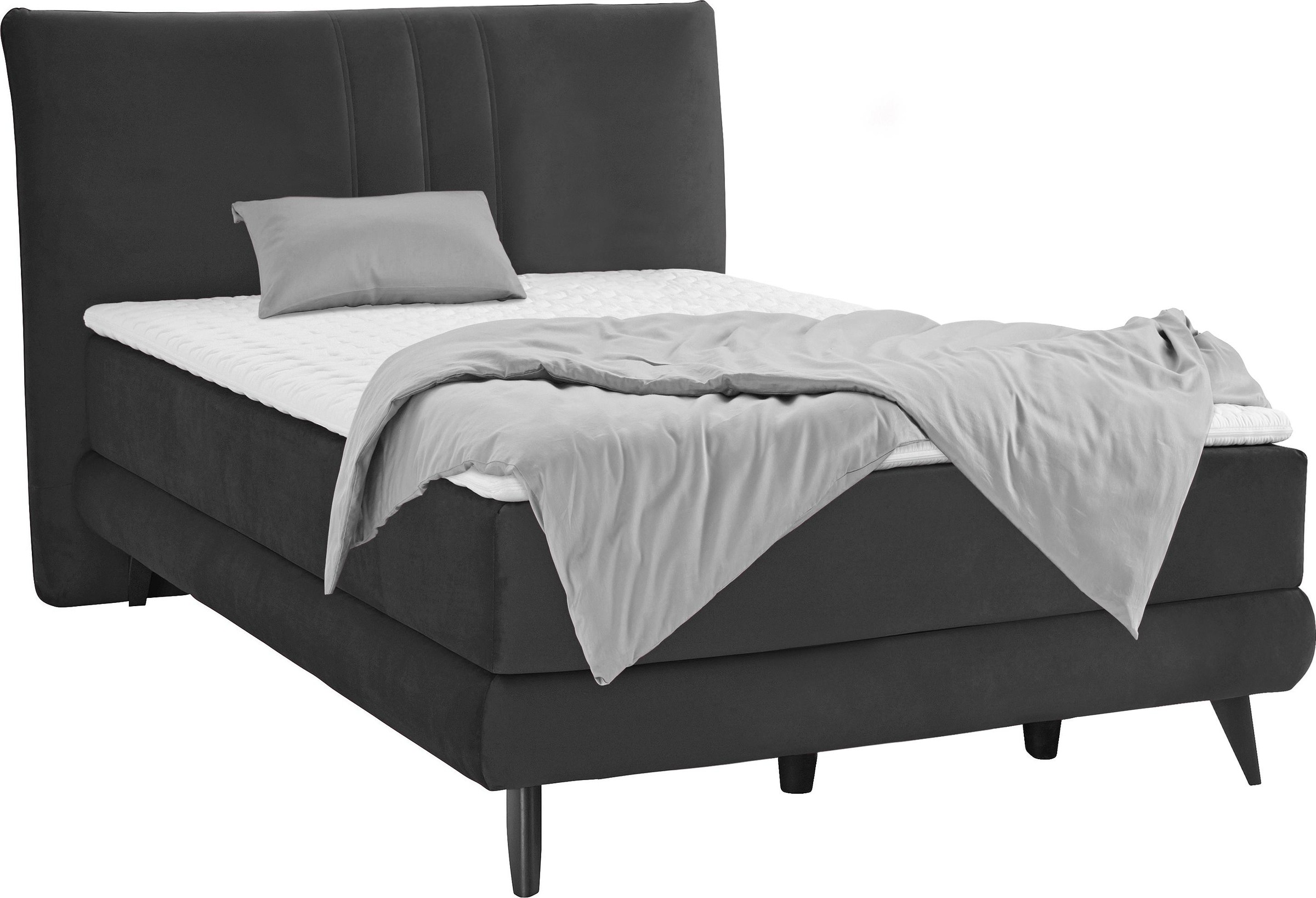 Places of Style Boxspringbett »Skien«, incl. Kaltschaumtopper, 2 Härtegrade, 3 Ausführungen