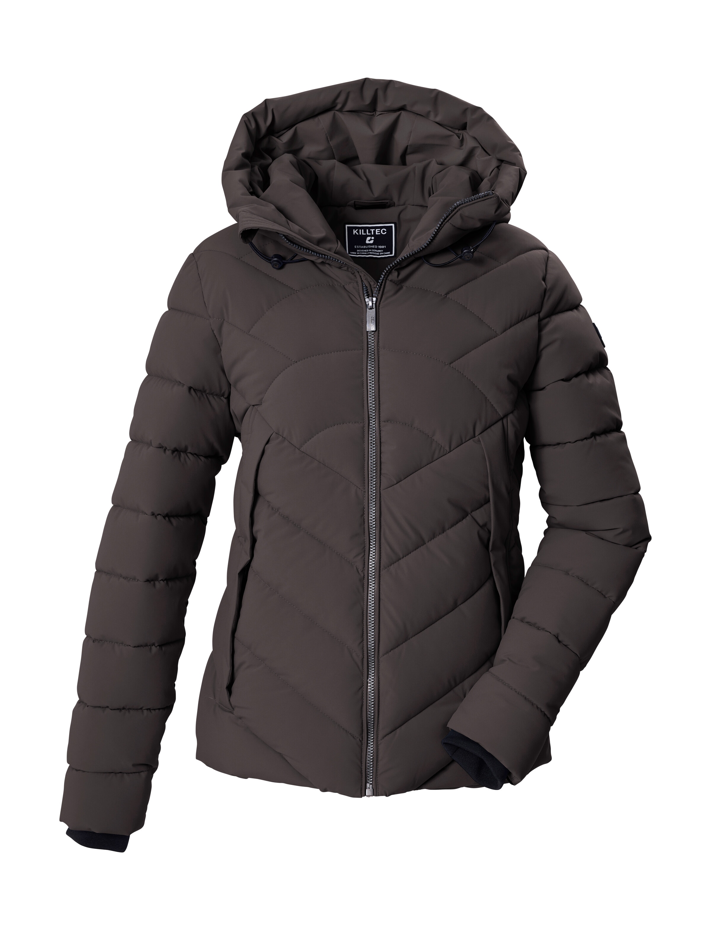 Killtec Steppjacke "KOW 13 WMN QLTD JCKT" Wasserabweisende Steppjacke, weitenregulierbare Kapuze