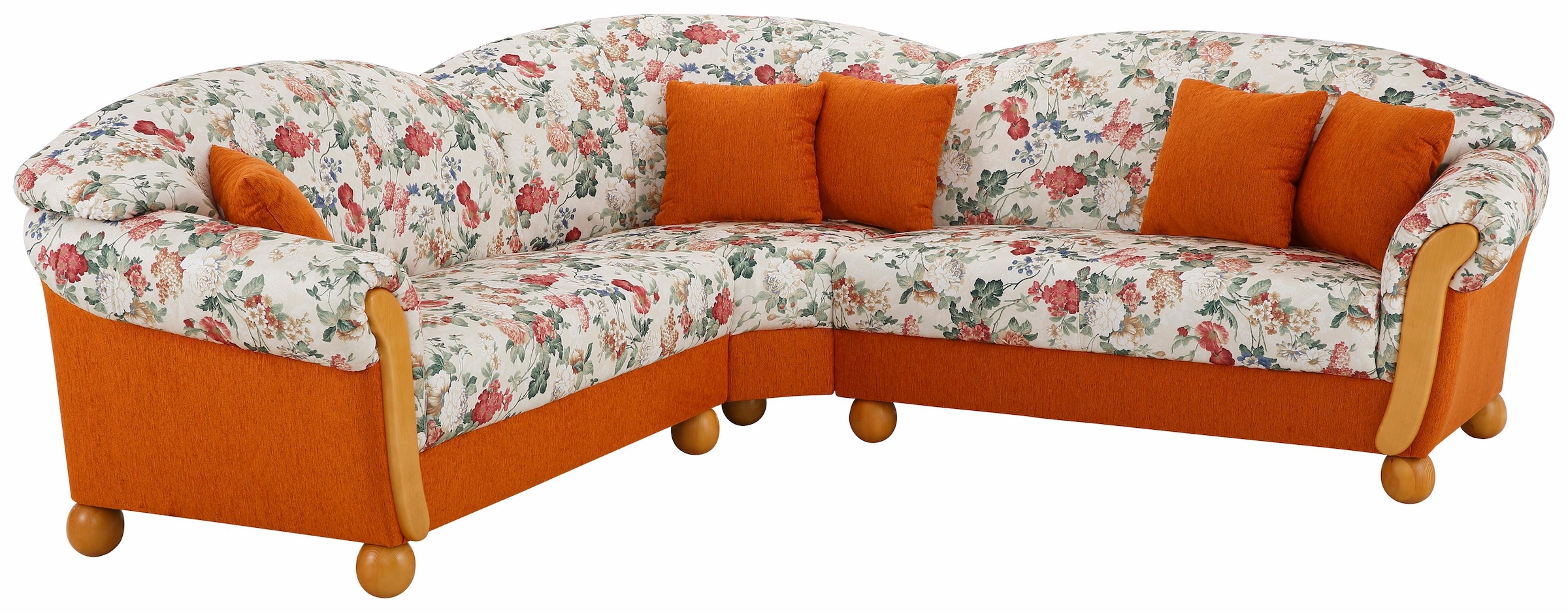 Home affaire Ecksofa "Milano, bequem mit Federkern, B/T/H 233/233/83cm, Lan günstig online kaufen