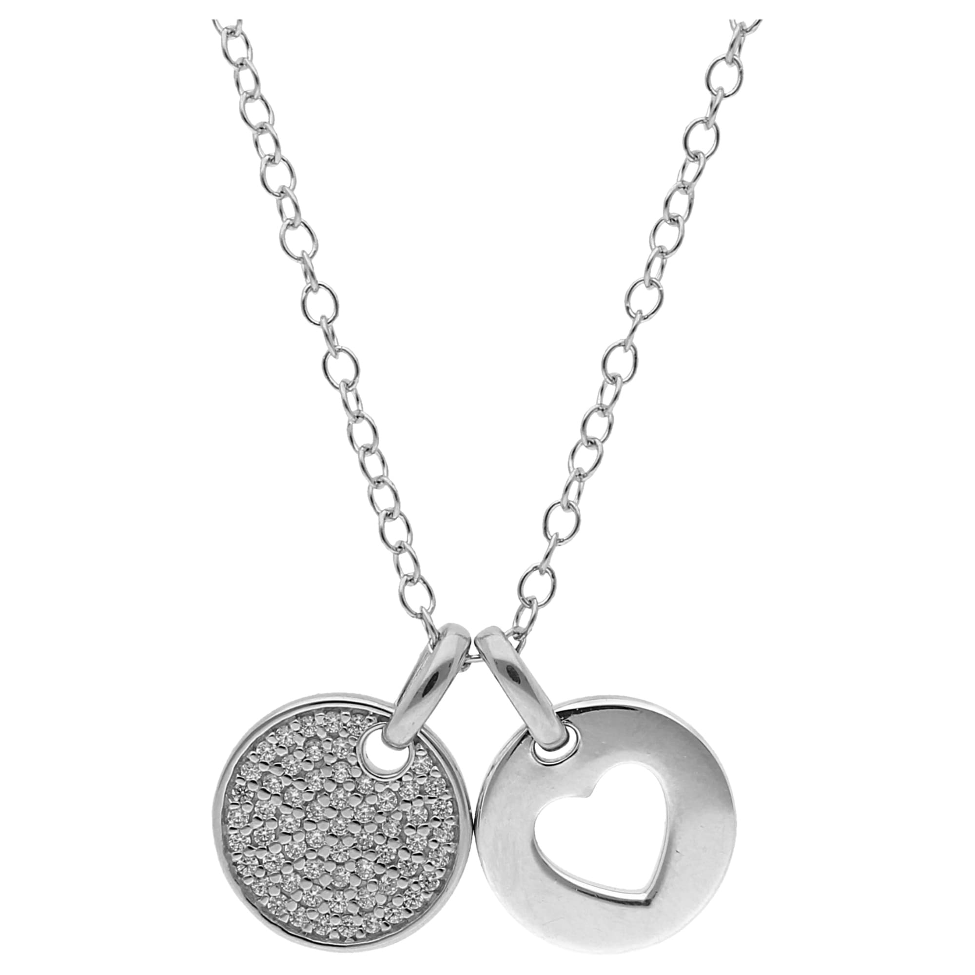 Smart Jewel Kette mit Anhänger »mit zwei Anhängern Silber 925«