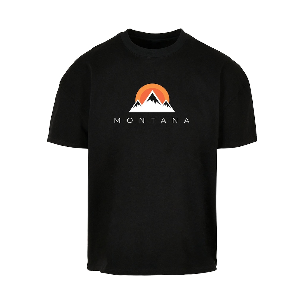 Merchcode T-Shirt »Merchcode Herren Montana X Ultra Heavy Cotton Box T-Shirt«, (1 tlg.)