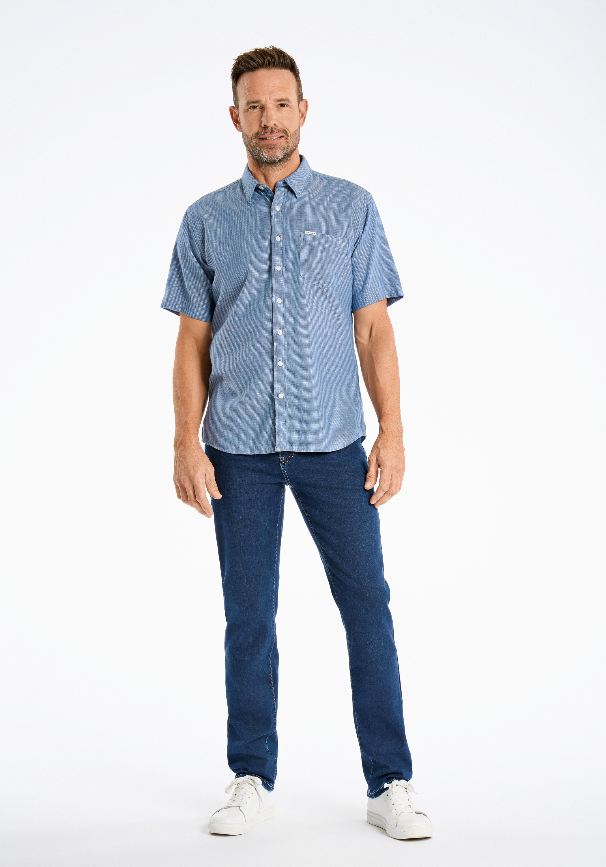 BISON Flanellhemd »Freizeithemd Regular Fit«