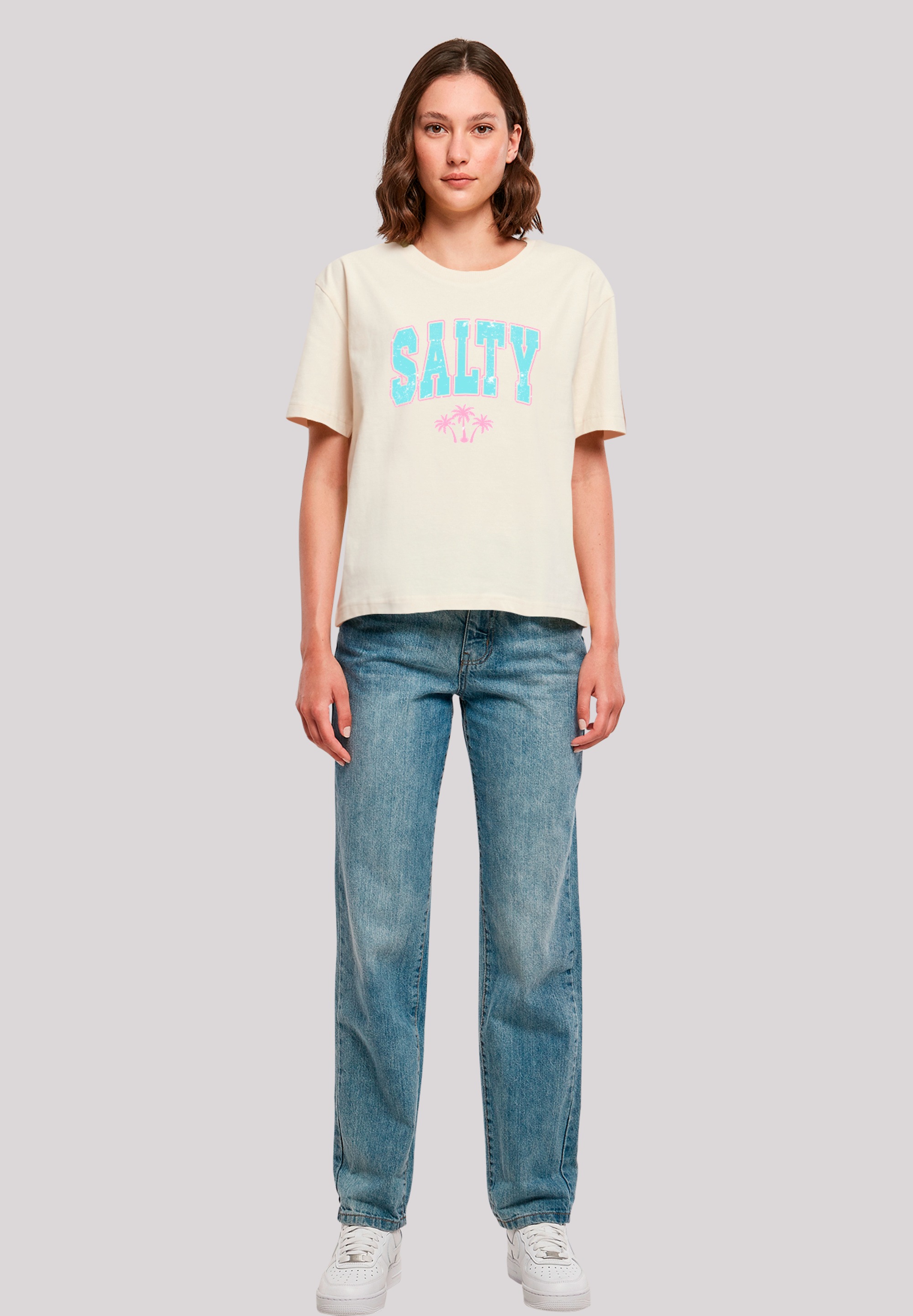 F4NT4STIC T-Shirt »Beach Summer Vacation Salty«, Premium Qualität