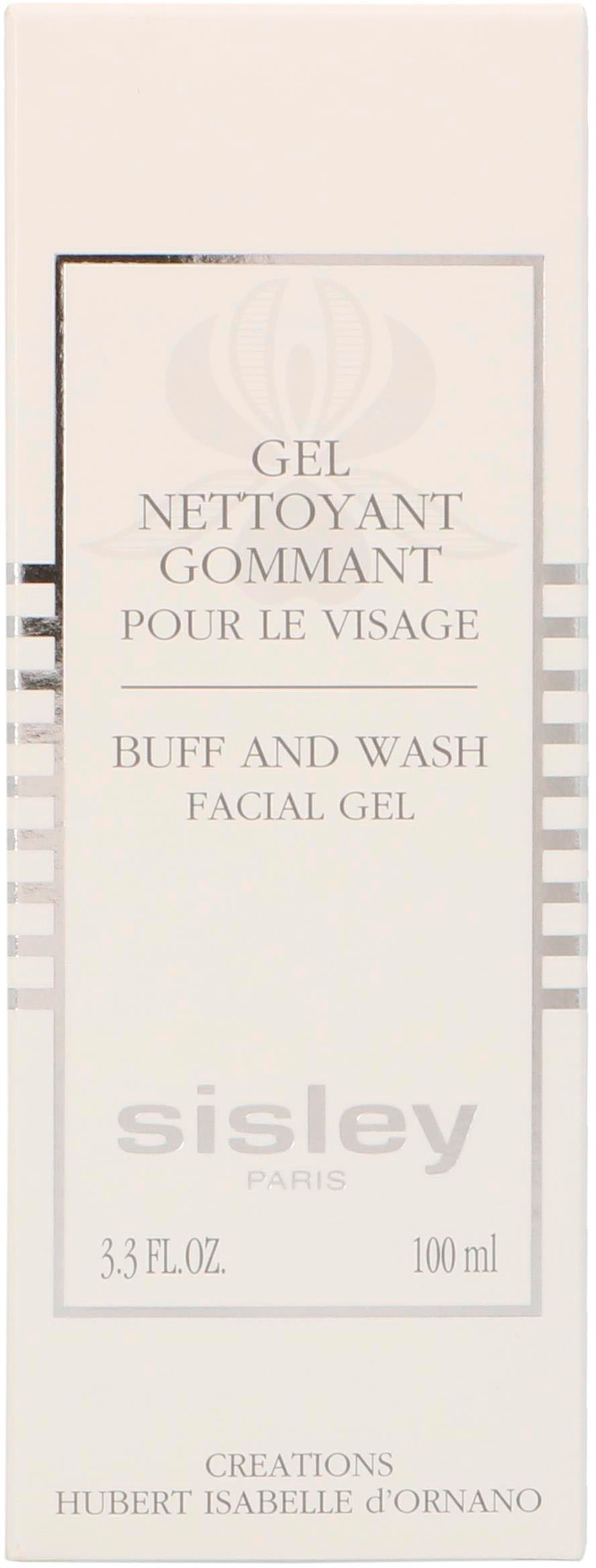 sisley Gesichtspeeling »Buff And Wash Botanical Facial Gel«, Geltextur, reinigt die Haut, entfernt abgestorbene Hautzellen.