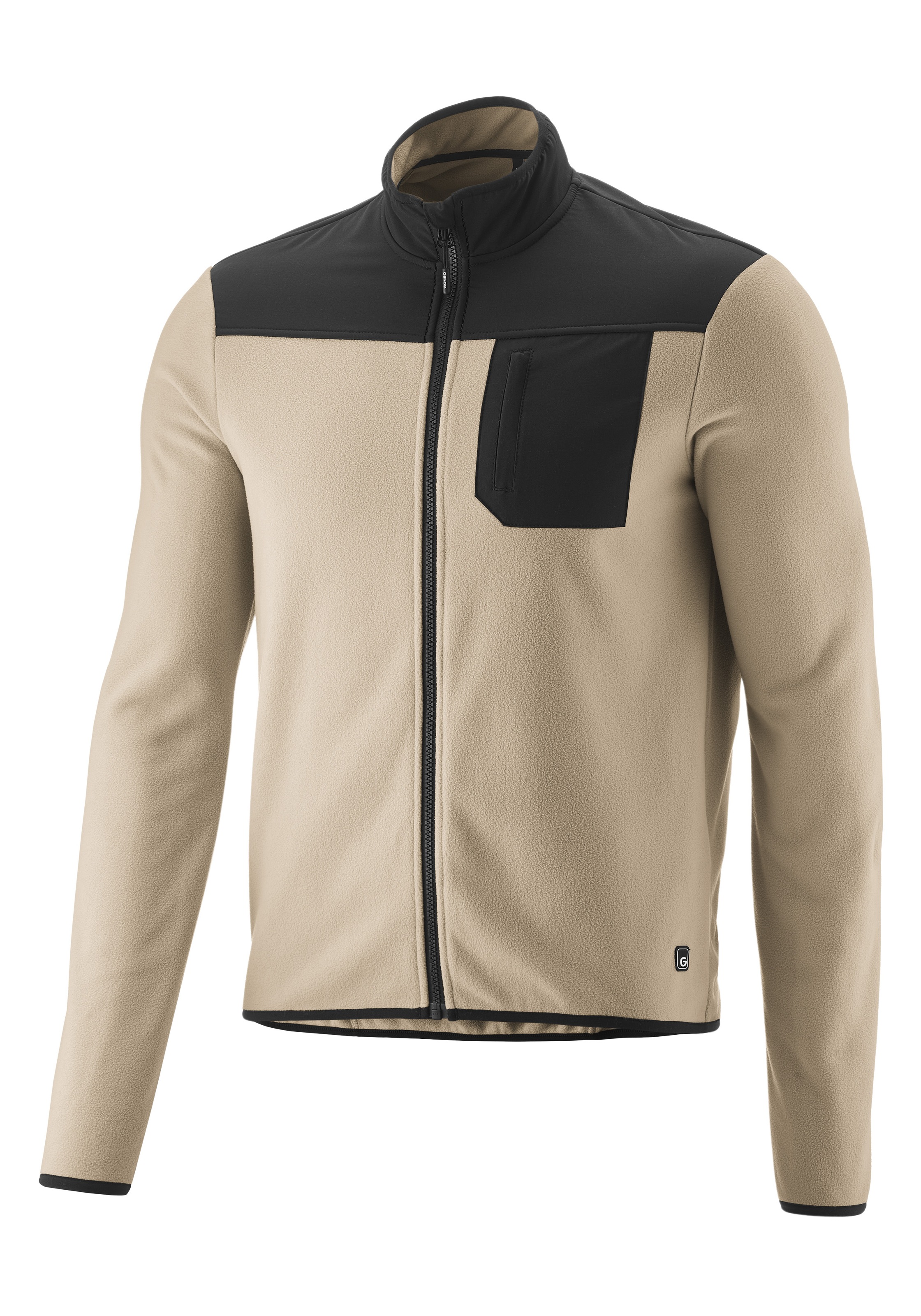 Gonso Radtrikot »Adventure Jersey Fleece M«, Herren Fahrradtrikot langarm, weiches Fleece-Material, Full-Zip Trikot