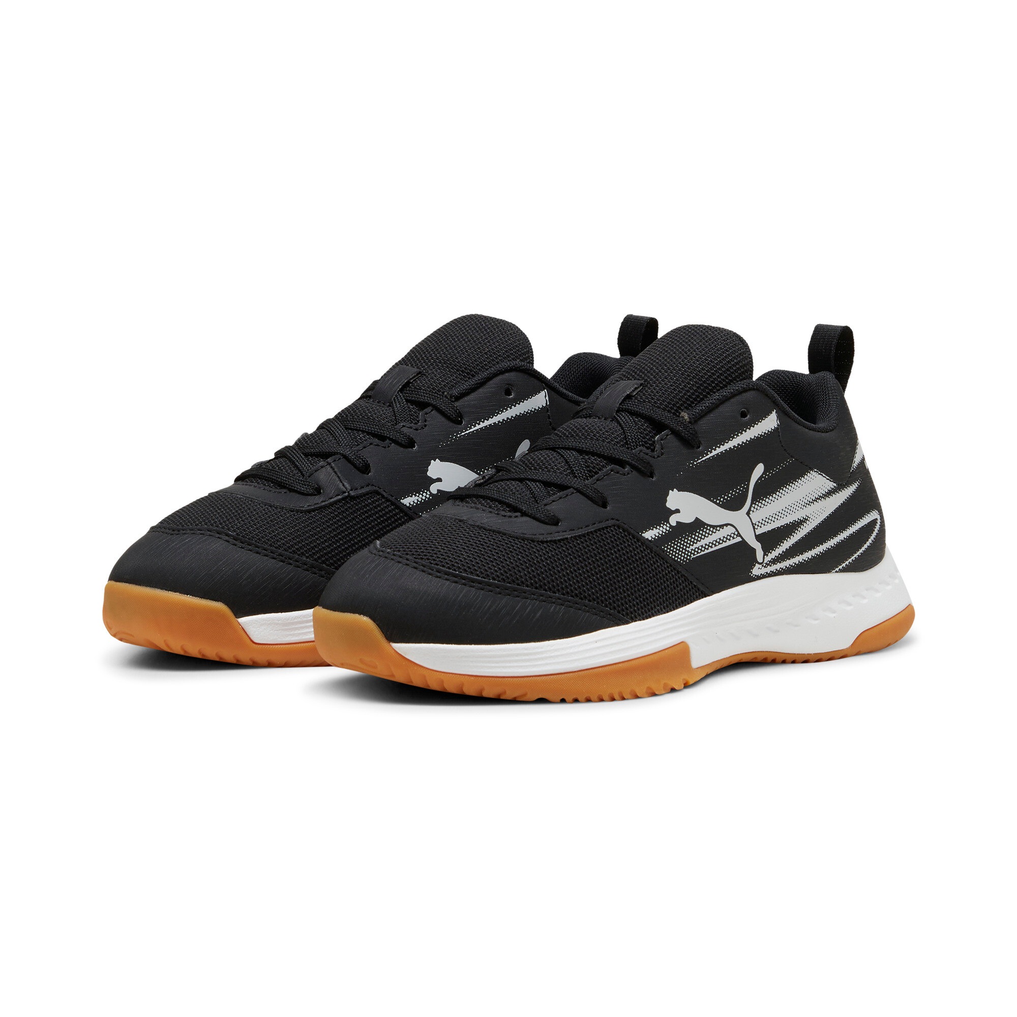PUMA Kinder Hallenschuh "VARION II JR", Gr. 35, schwarz, Synthetik, Schuhe, für Jugendliche