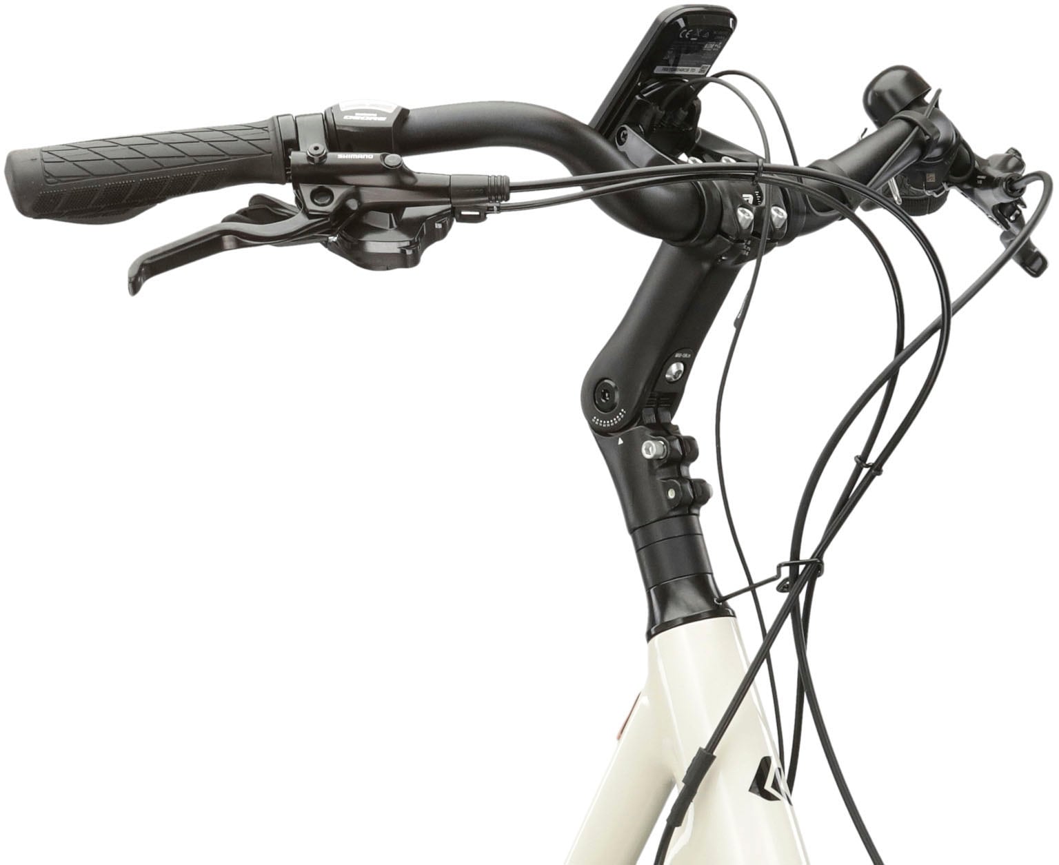 Kross E-Bike »E-Citybike Sentio Hybrid 3.0 28 Zoll weiß«, 7 Gang, Shimano, DEORE T6000, Mittelmotor 250 W