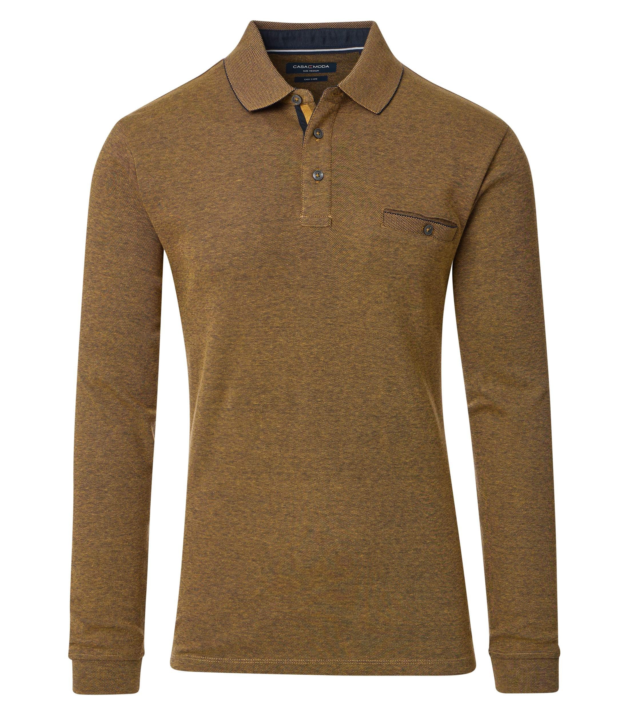 CASAMODA 1100000002199 "CASAMODA Polo-Shirt Langarm uni"