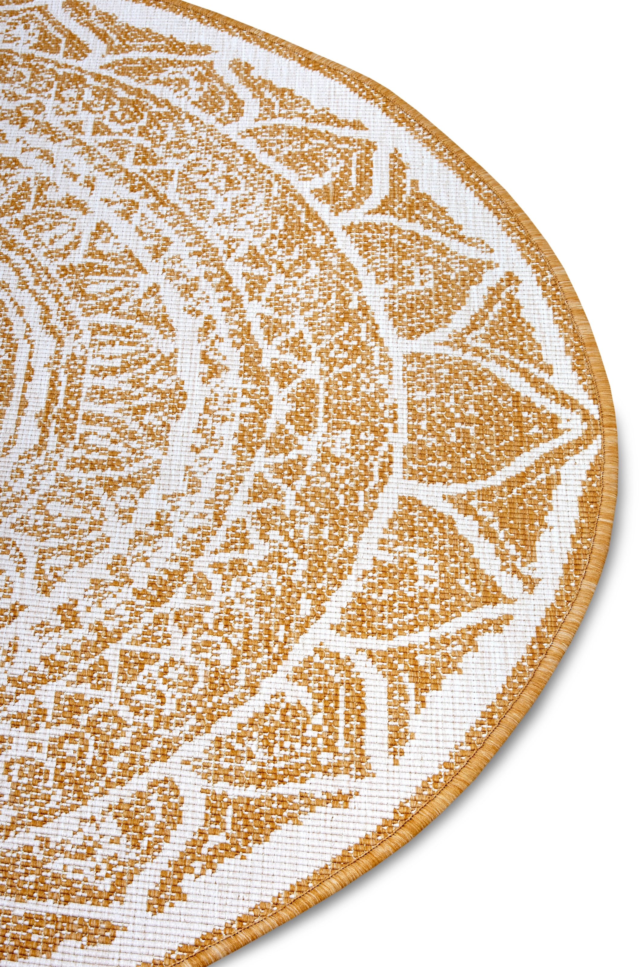 NORTHRUGS Teppich »Siruma Wendeteppich«, rund, 5 mm Höhe, In- & Outdoor, beidseitig, Orientalisch, Teppich, Garten, Flur
