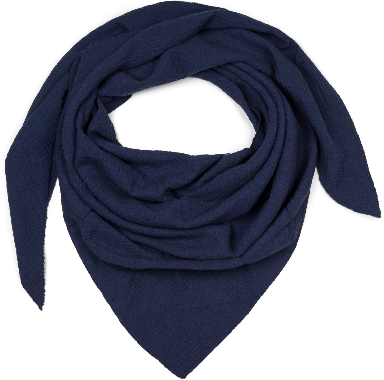 styleBREAKER Dreieckstuch "Musselin Dreiecktuch Einfarbig" 1 Stk.