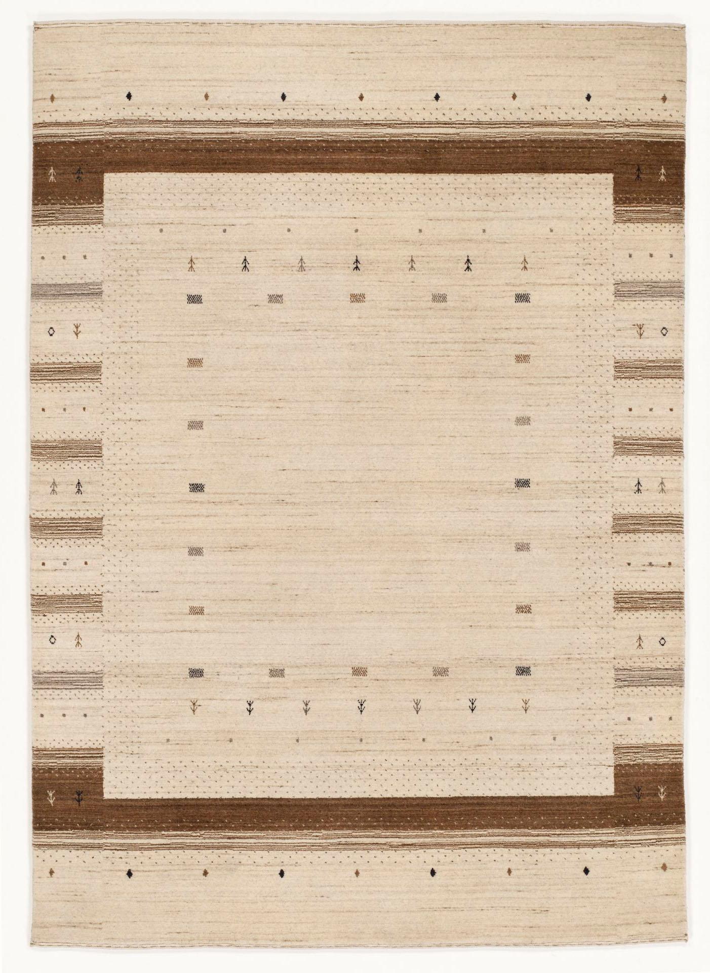 OCI DIE TEPPICHMARKE Wollteppich "Loriba Avalon" rechteckig 14 mm Höhe Gabbeh, reine Wolle, handgeknüpft, Wohnzimmer