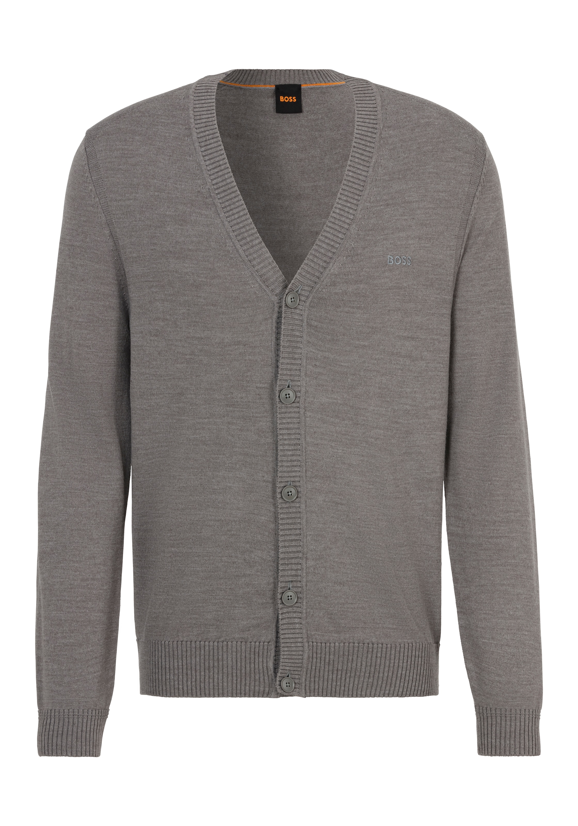 BOSS ORANGE Strickjacke "Avac", mit tiefem V-Ausschnitt günstig online kaufen