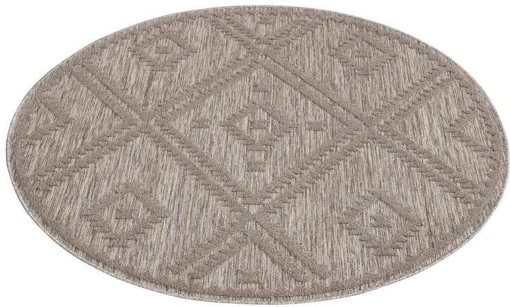Carpet City Teppich "In-& Outdoorteppich Santorini 454, 3D-Effekt, Raute-Op günstig online kaufen