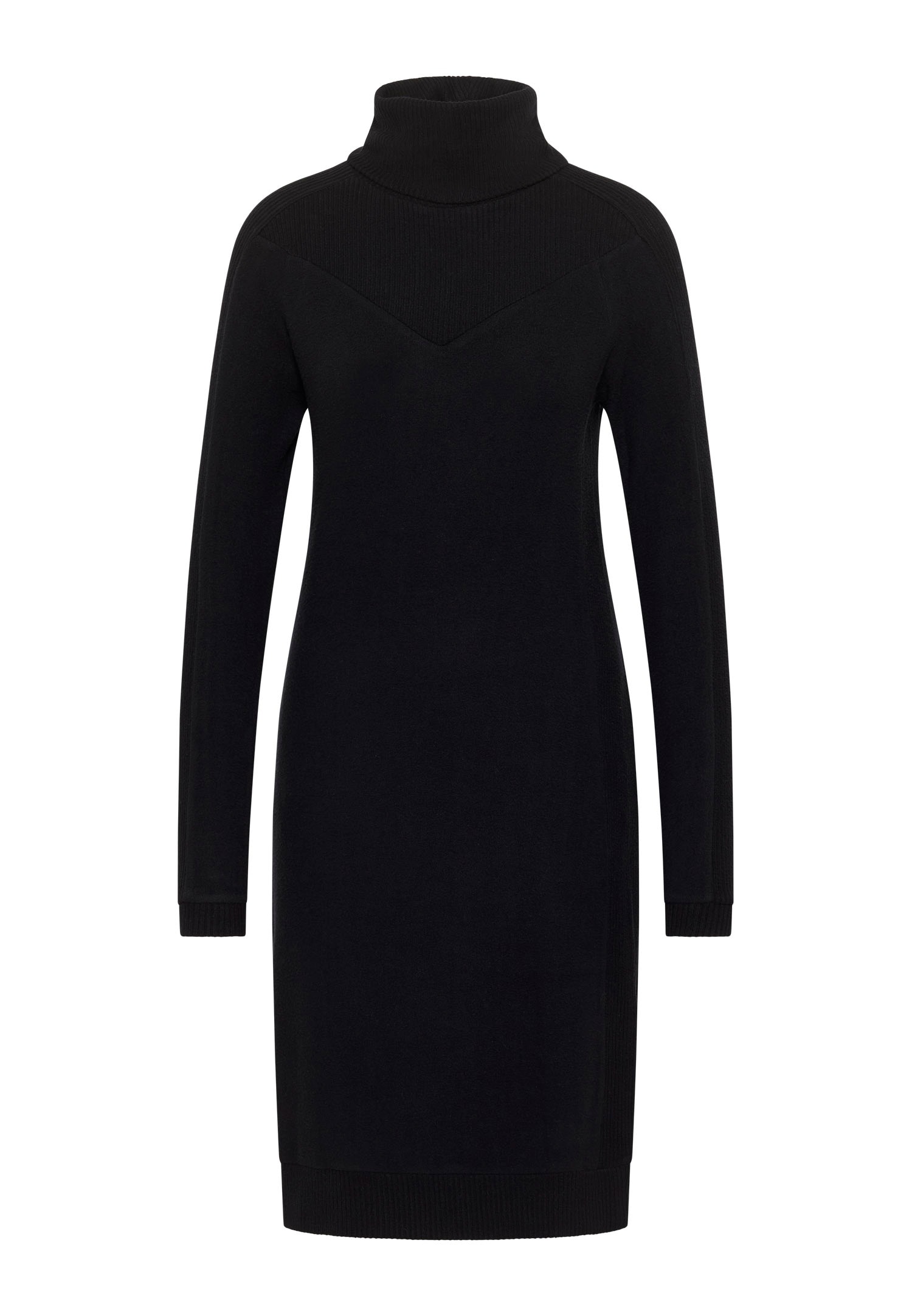 Ragwear Strickkleid »PEONA« Label-Applikation am Saum für den unverkennbaren ragwear-Look