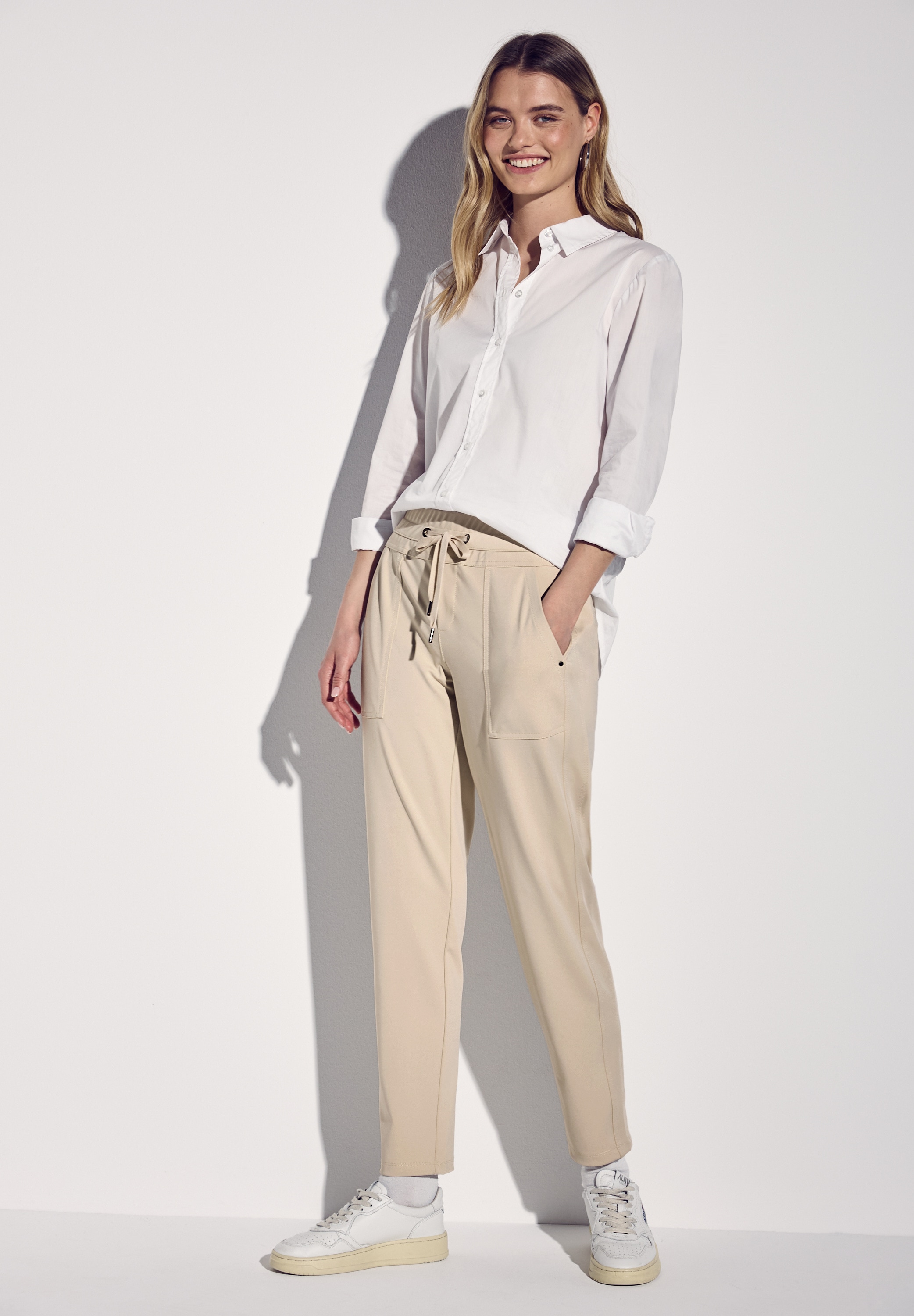STREET ONE Stoffhose, Middle Waist