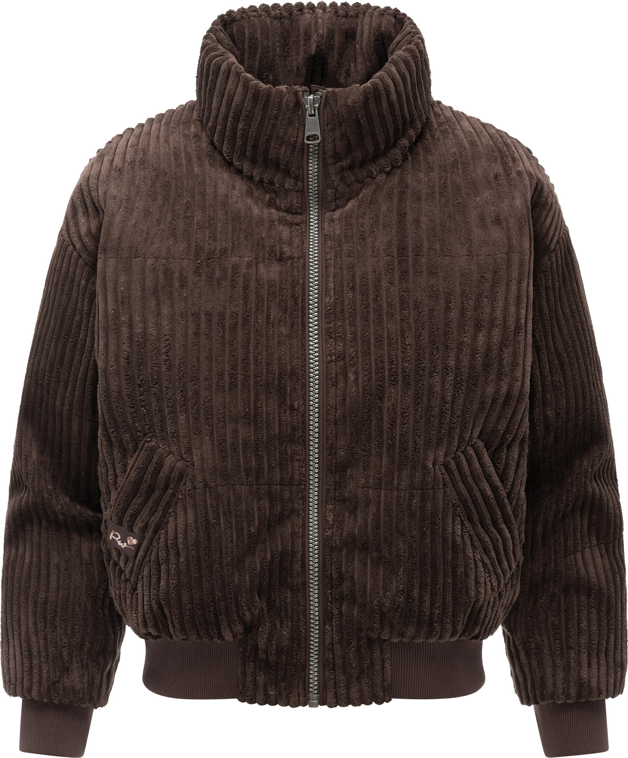 Ragwear Cordjacke »Tillie Cordy Y« ohne Kapuze Warme Damen Kordjacke mit Stehkragen
