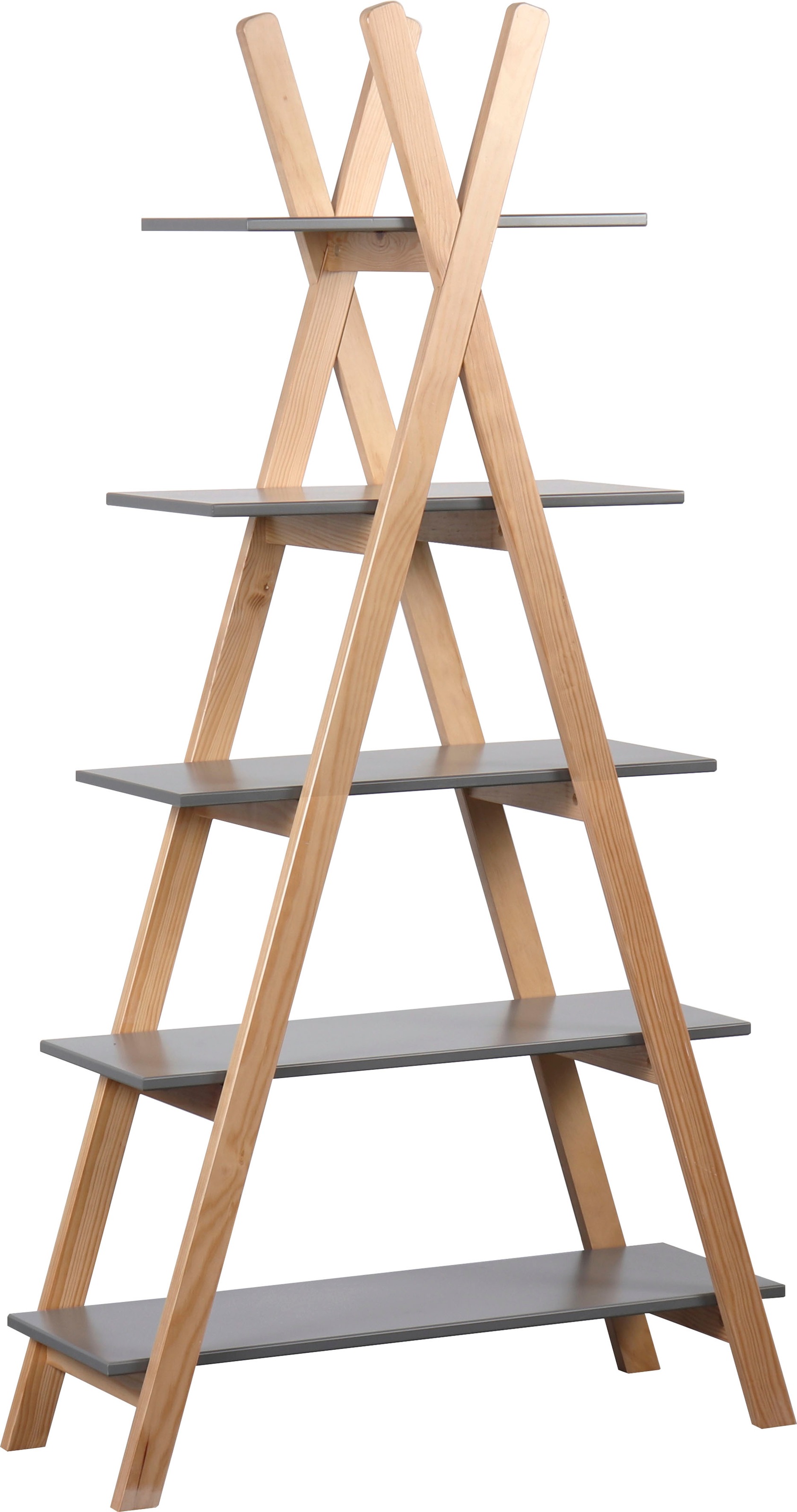 Möbilia Regal "Dolidoo" in skandinavischem Look, Leiterregal für Kinder- od günstig online kaufen