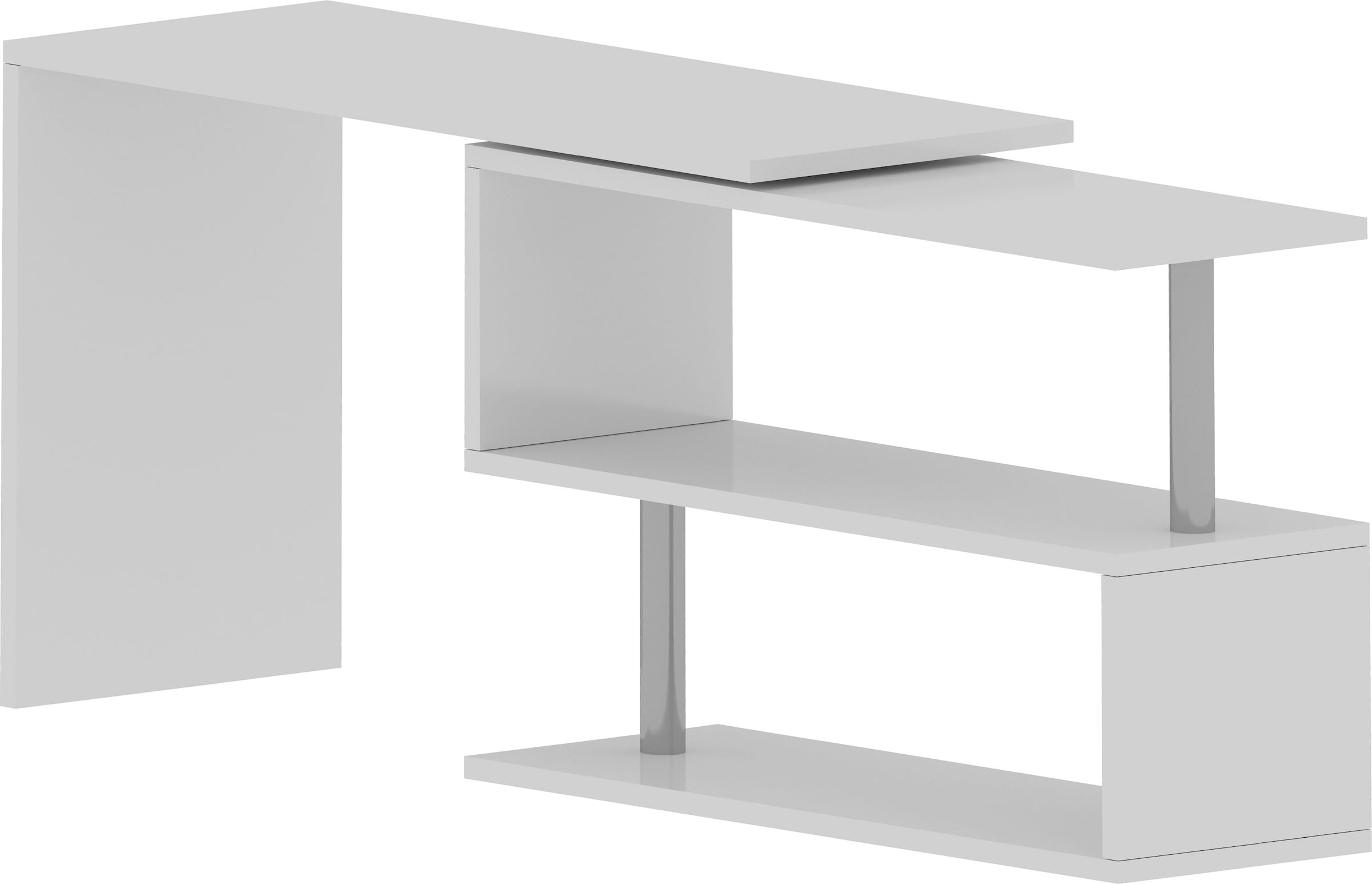 INOSIGN Schreibtisch »Volta, Made in Italy«, multifunktional - als Computertisch, Eckschreibtisch oder Sideboard