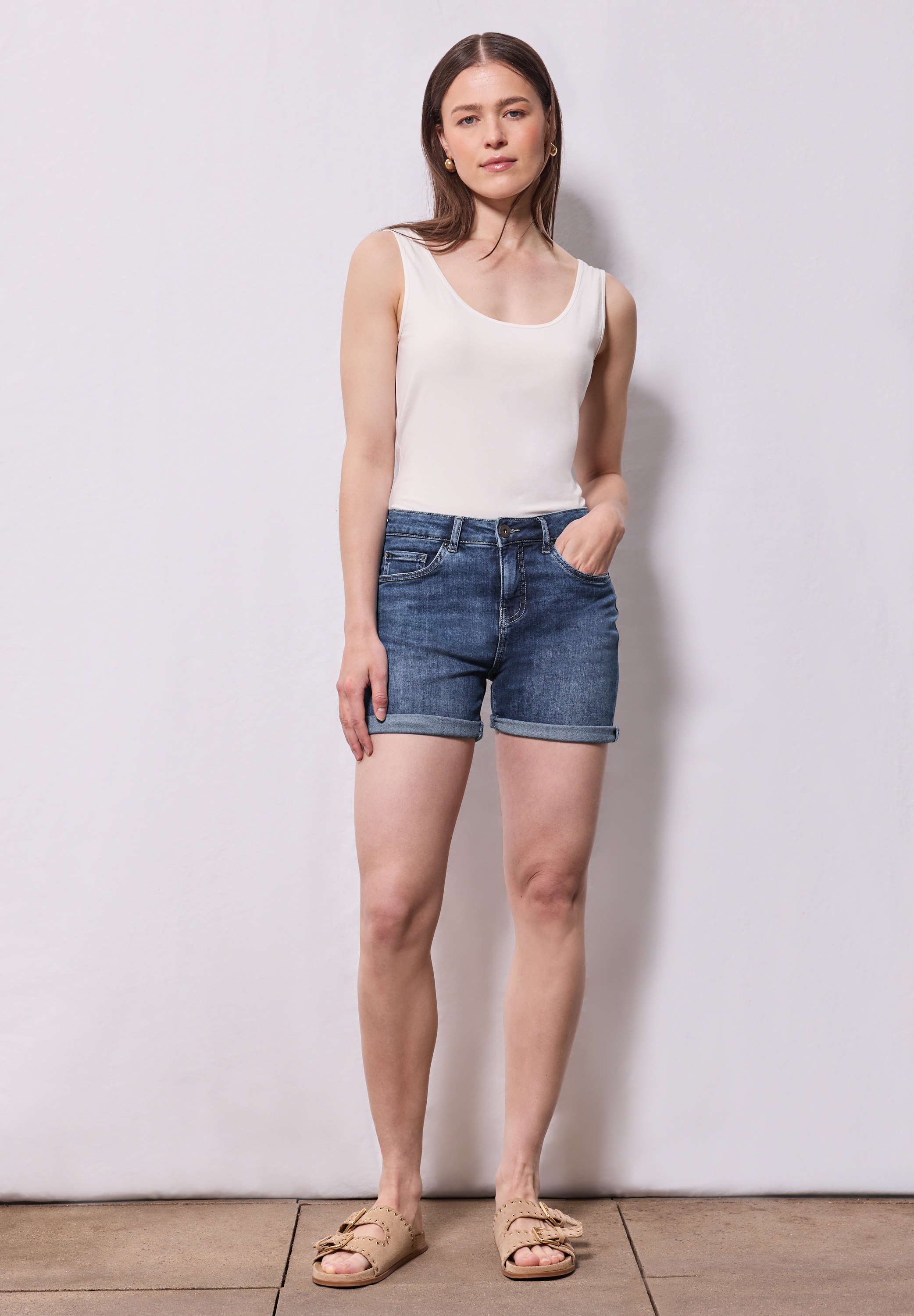 STREET ONE STUDIO Comfort-fit-Jeans, High Waist