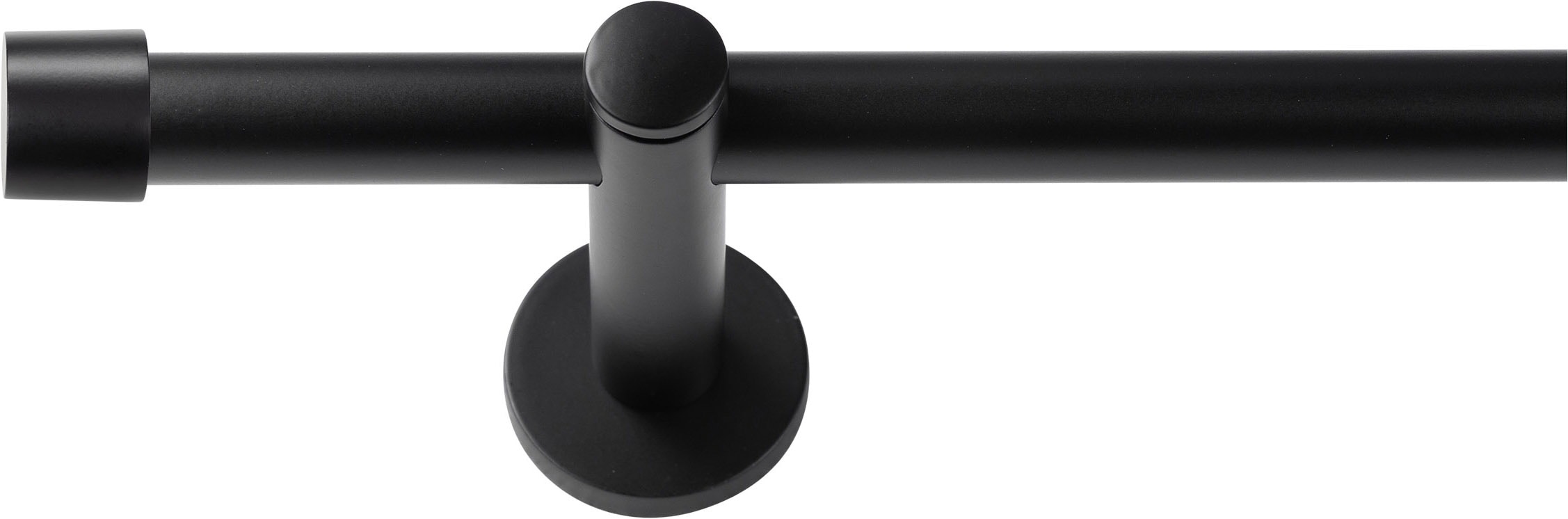 SN DECO GROUP Gardinenstange "Gardinenstange Brest Ø 19 mm, 1-läufig, Fixmaß, verschraubt, Stahl" Ø 19 mm Fixmaß;kürzbar