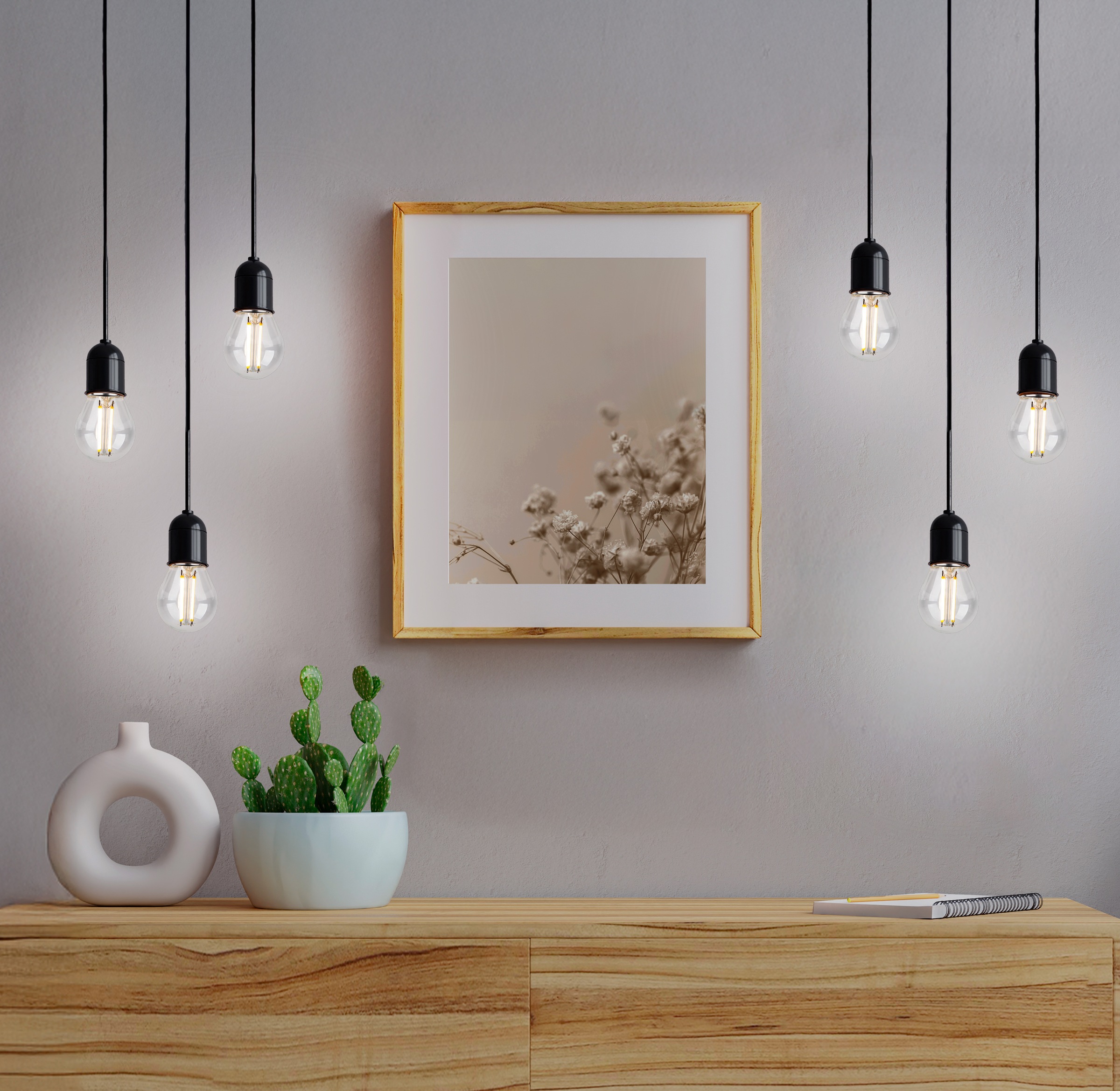 näve LED-Leuchtmittel »Daffy« E27 6 Stk. Warmweiß 6er Set, LED in warmweiß, E27, dimmbar, Farbe klar, D: 4,5cm, H: 8cm
