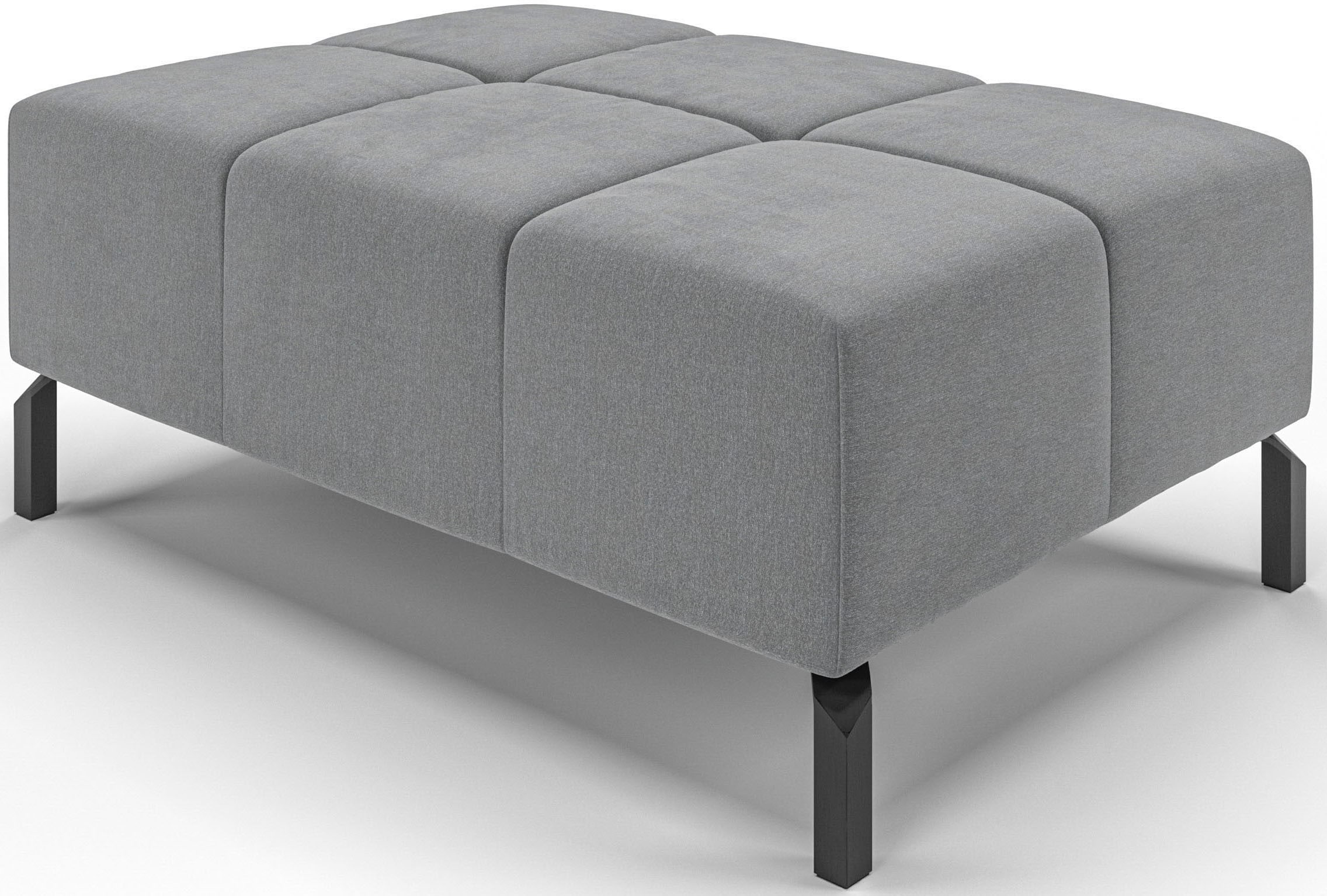 INOSIGN Hockerbank "Ancona New", passend zum Ecksofa, auch in Easy care-Bezug + Cord