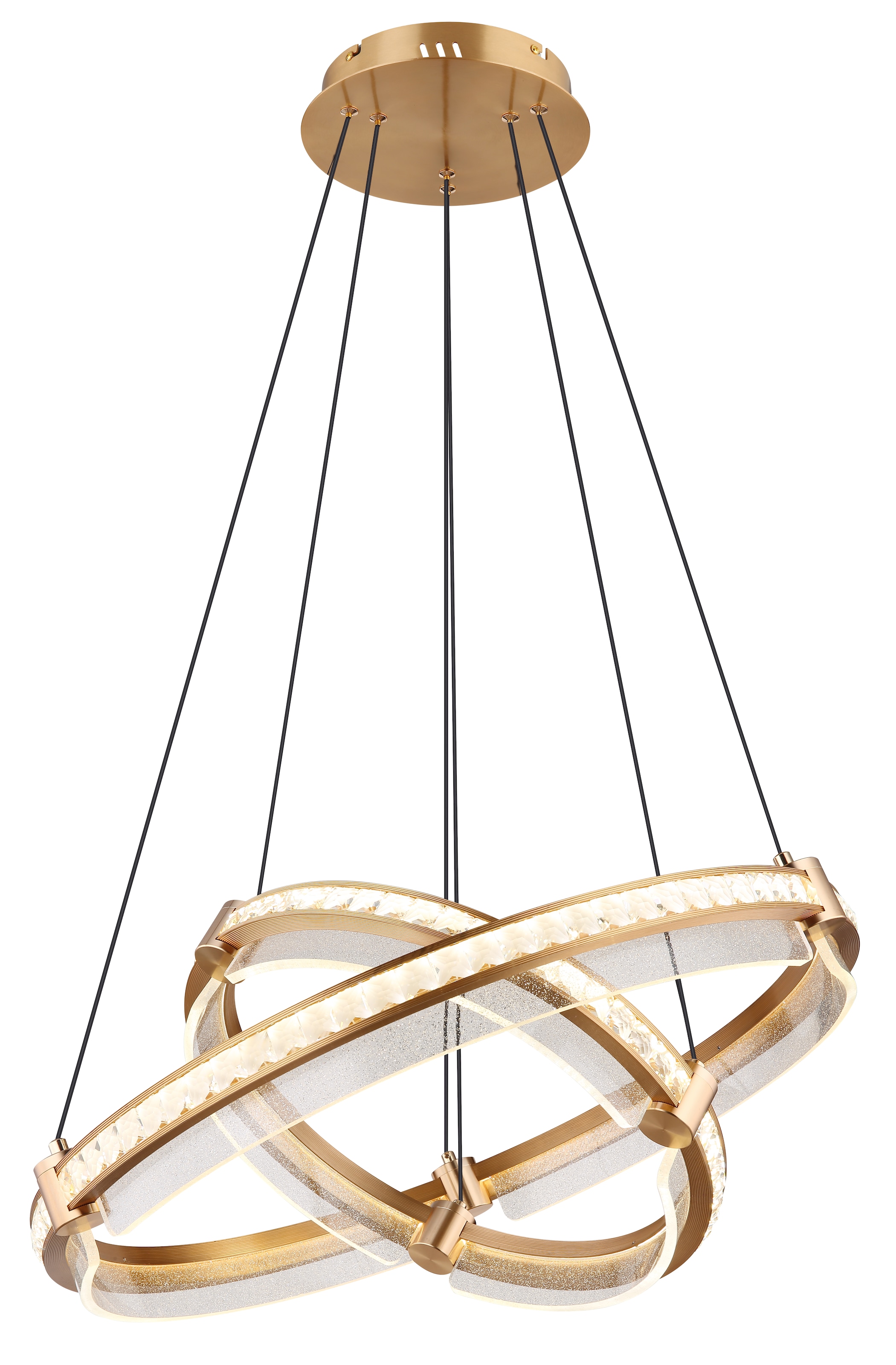 GLOBO LIGHTING LED Pendelleuchte »BLONDIE«, Leuchtmittel LED-Modul | LED fest integriert, Hängelampe/Hängeleuchte/Wohnzimmer/Esstisch/elegant