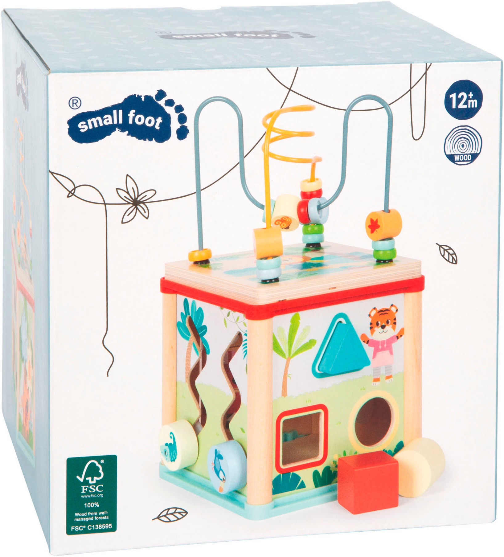 Small Foot Motorikwürfel »Jungle Friends«