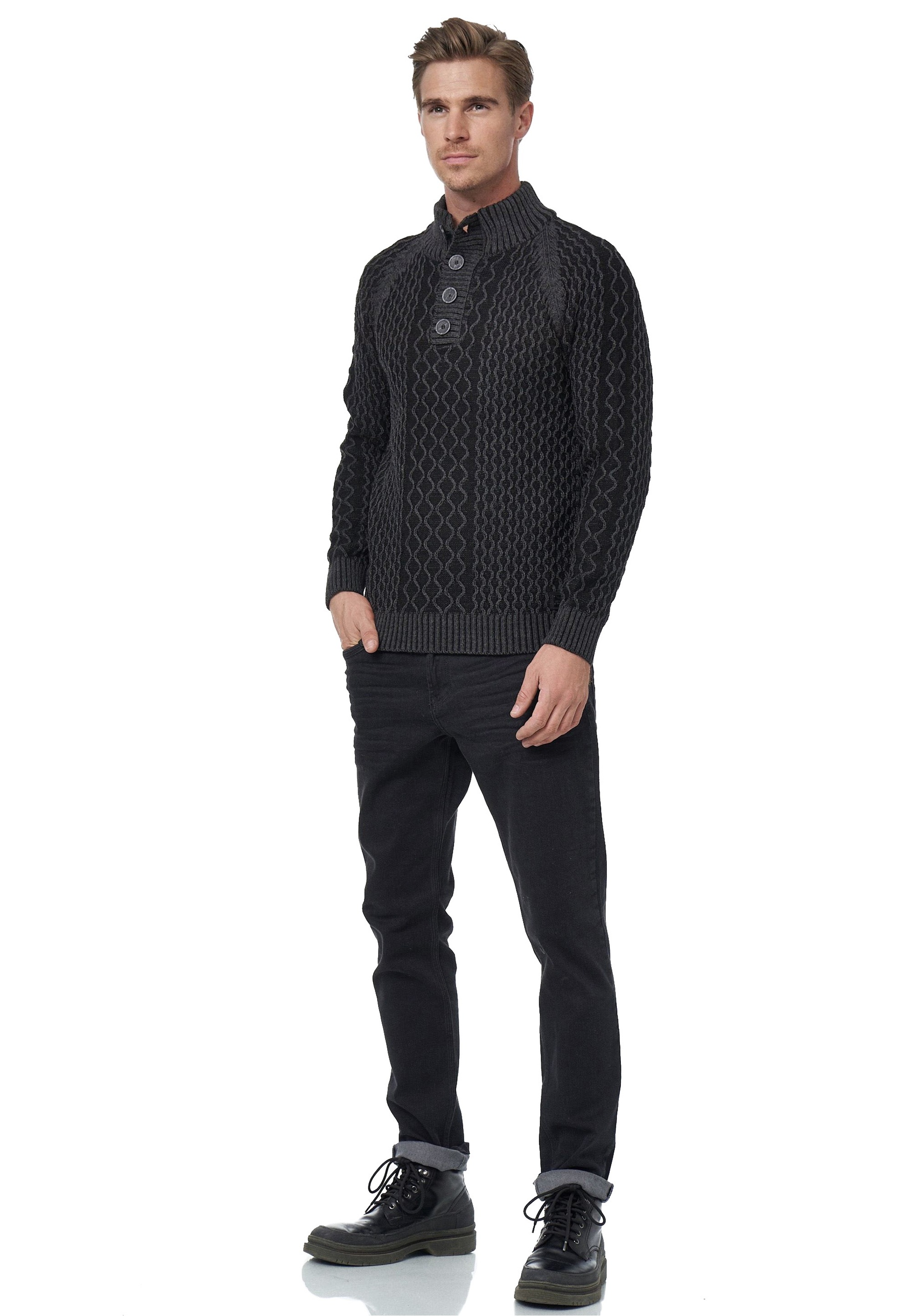 Rusty Neal Strickpullover, in tollem Grobstrick-Design