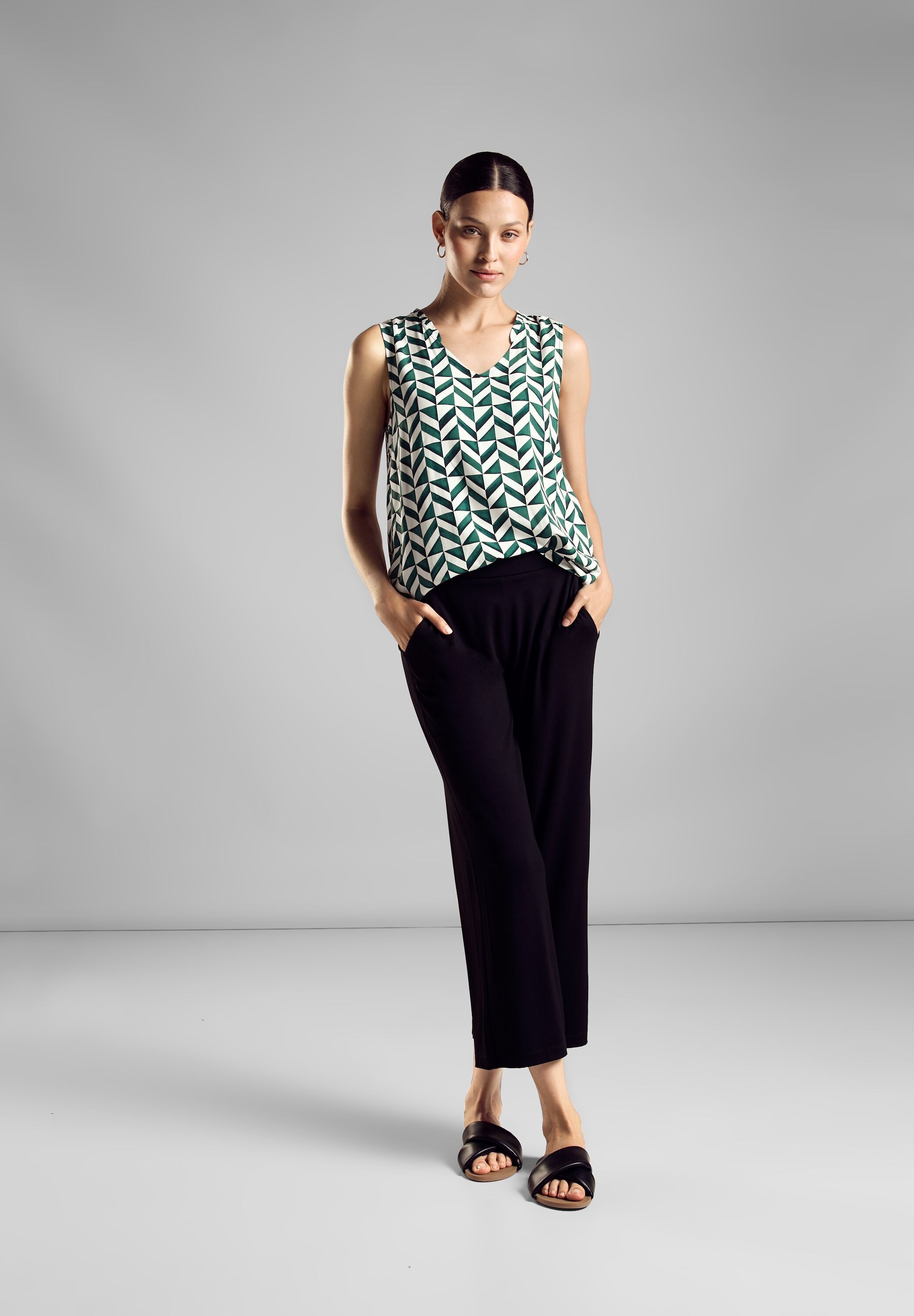 STREET ONE Druckbluse, mit All-Over Print