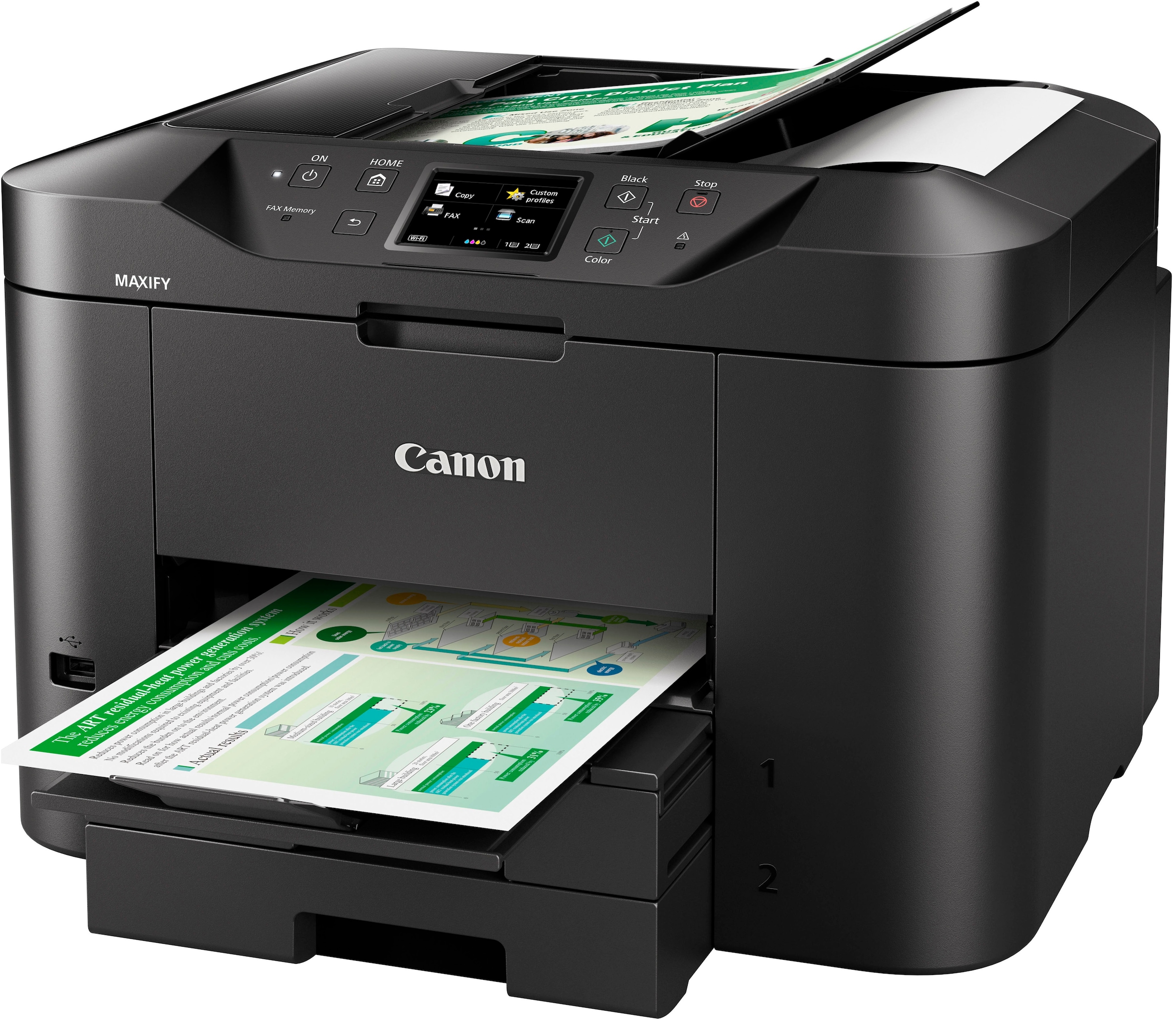 Canon Multifunktionsdrucker »MAXIFY MB2750«, Farb-Multifunktionssystem für das Home Office