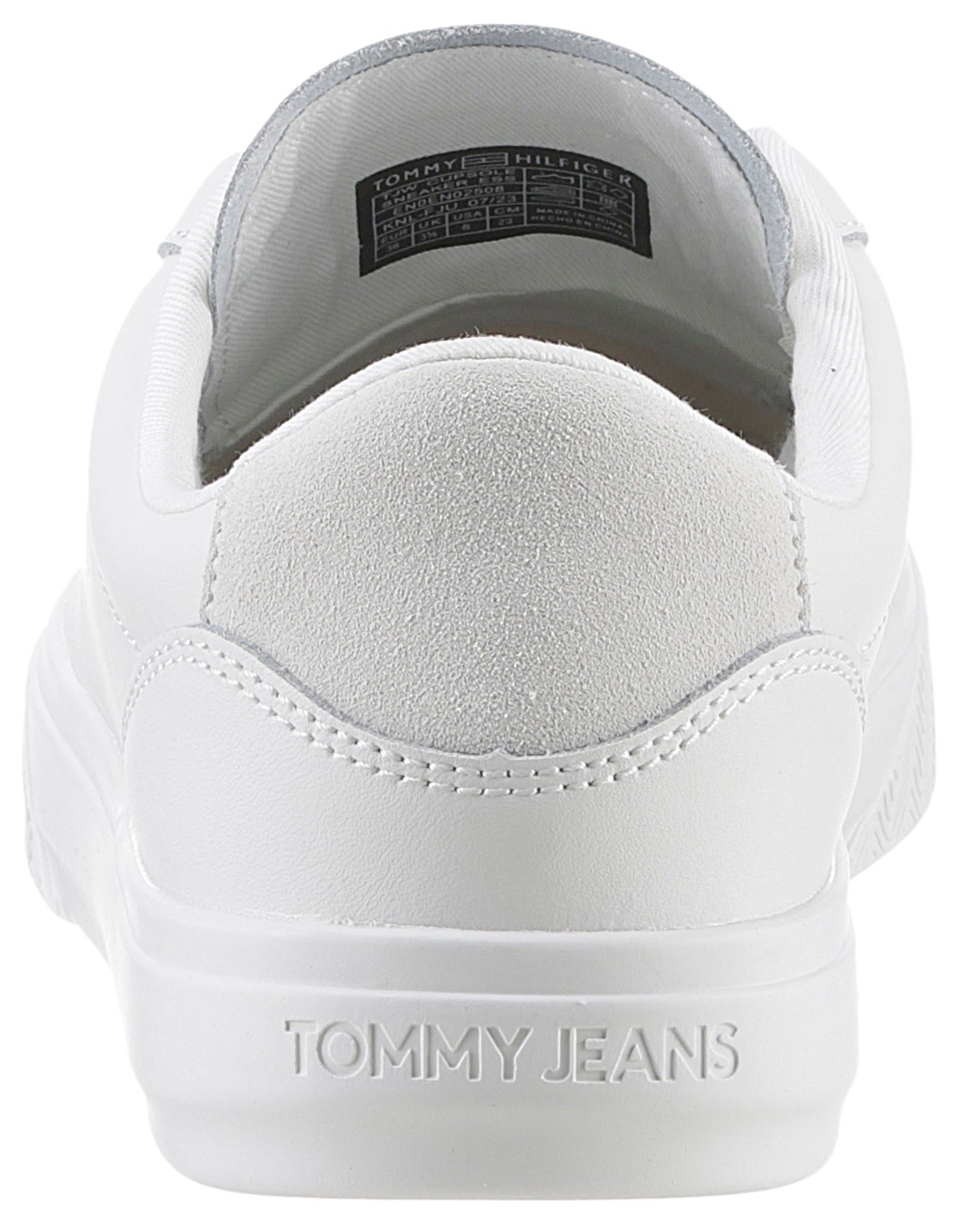 Tommy Jeans Plateausneaker »TJW CUPSOLE SNEAKER ESS«, mit Logoaufnäher an der Zunge, Freizeitschuh, Halbschuh, Schnürschuh