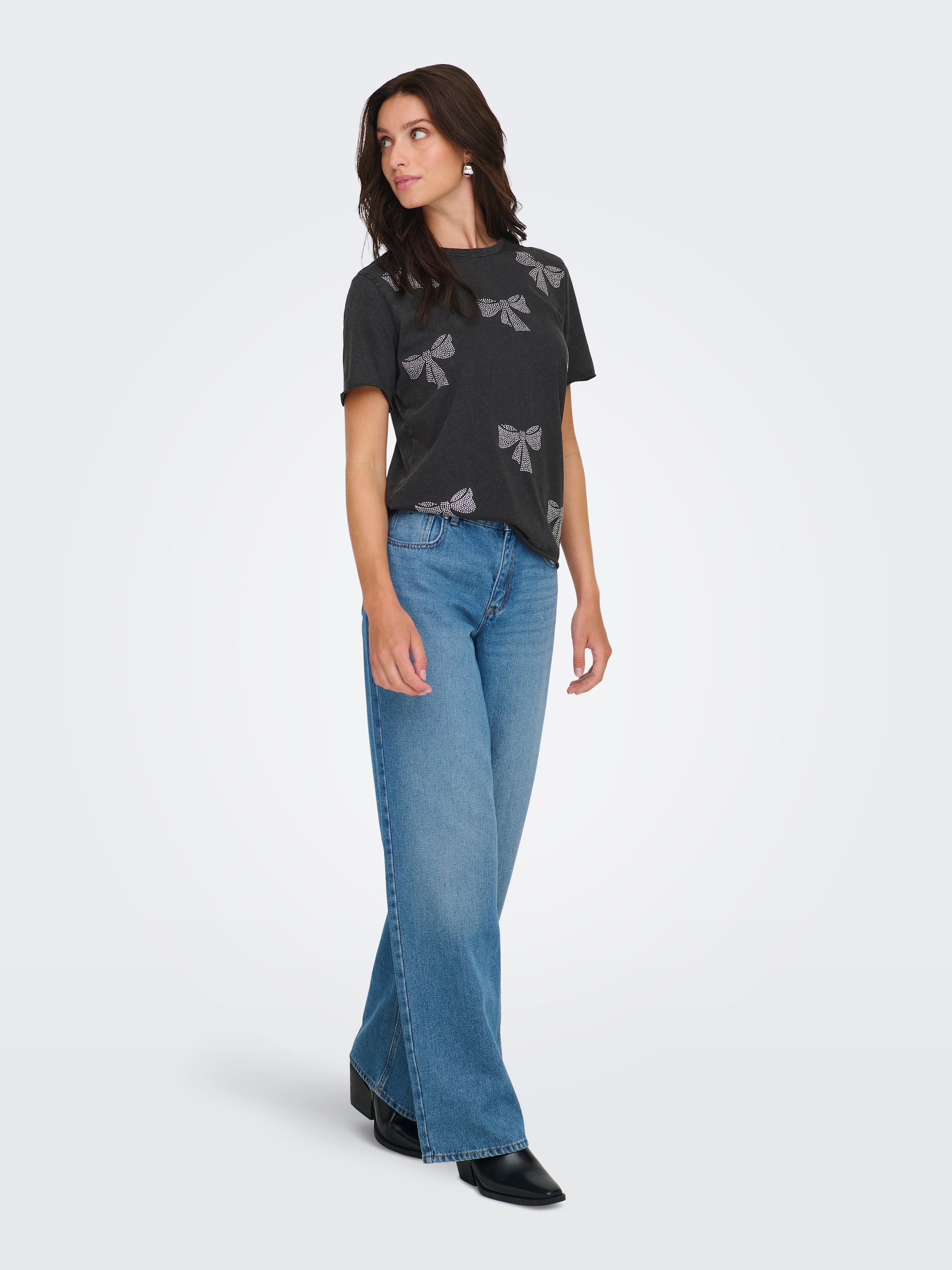 ONLY Kurzarmshirt »ONLLUCY LIFE S/S O-NECK TOP CC JRS«