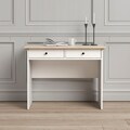 Home affaire Schreibtisch »Paris«, erstrahlt in einer schönen Holzoptik, Auszüge auf Metallgleitern, Kranzprofil Leisten