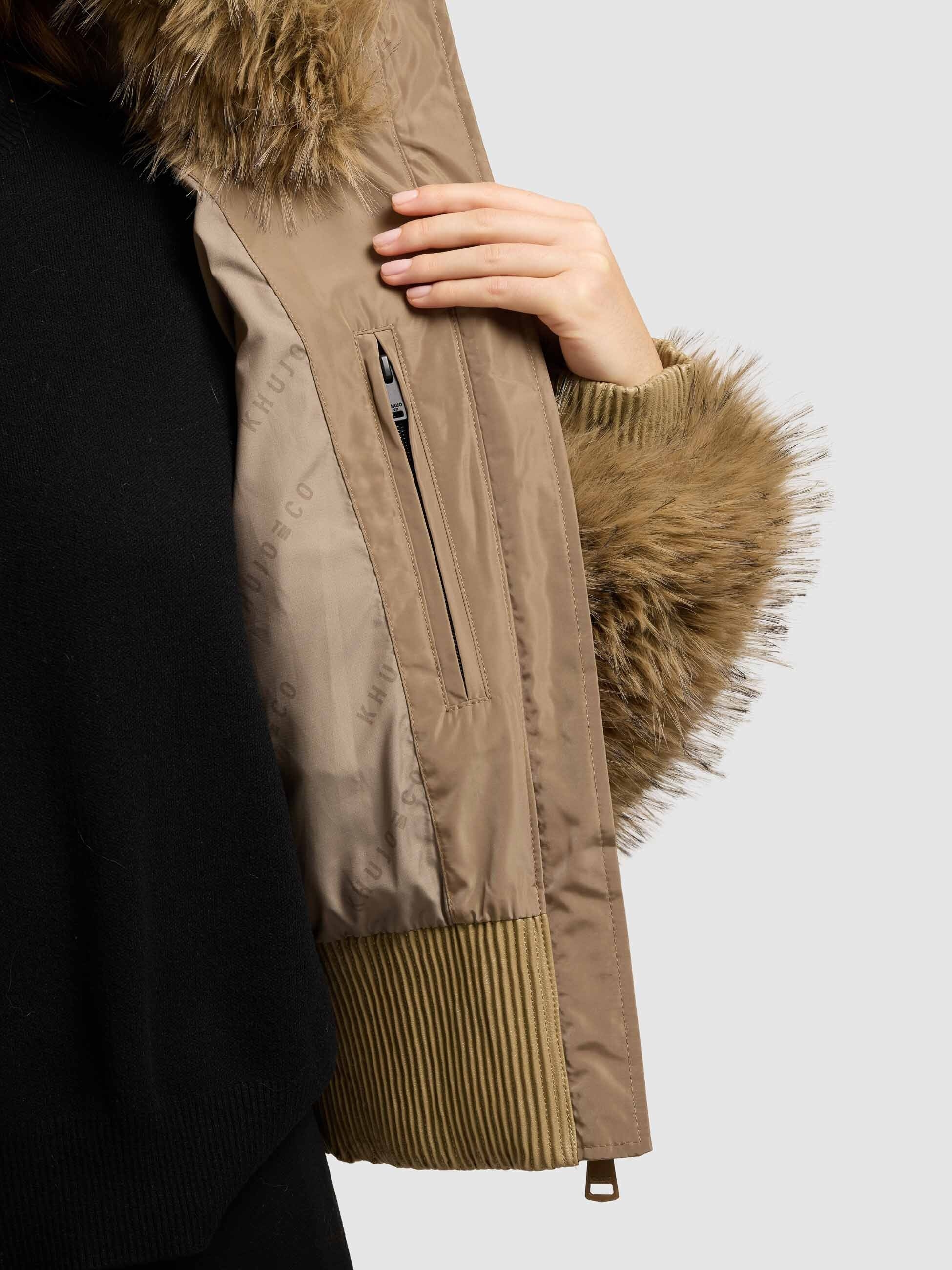 khujo Blouson »LAYNE« mit Kapuze