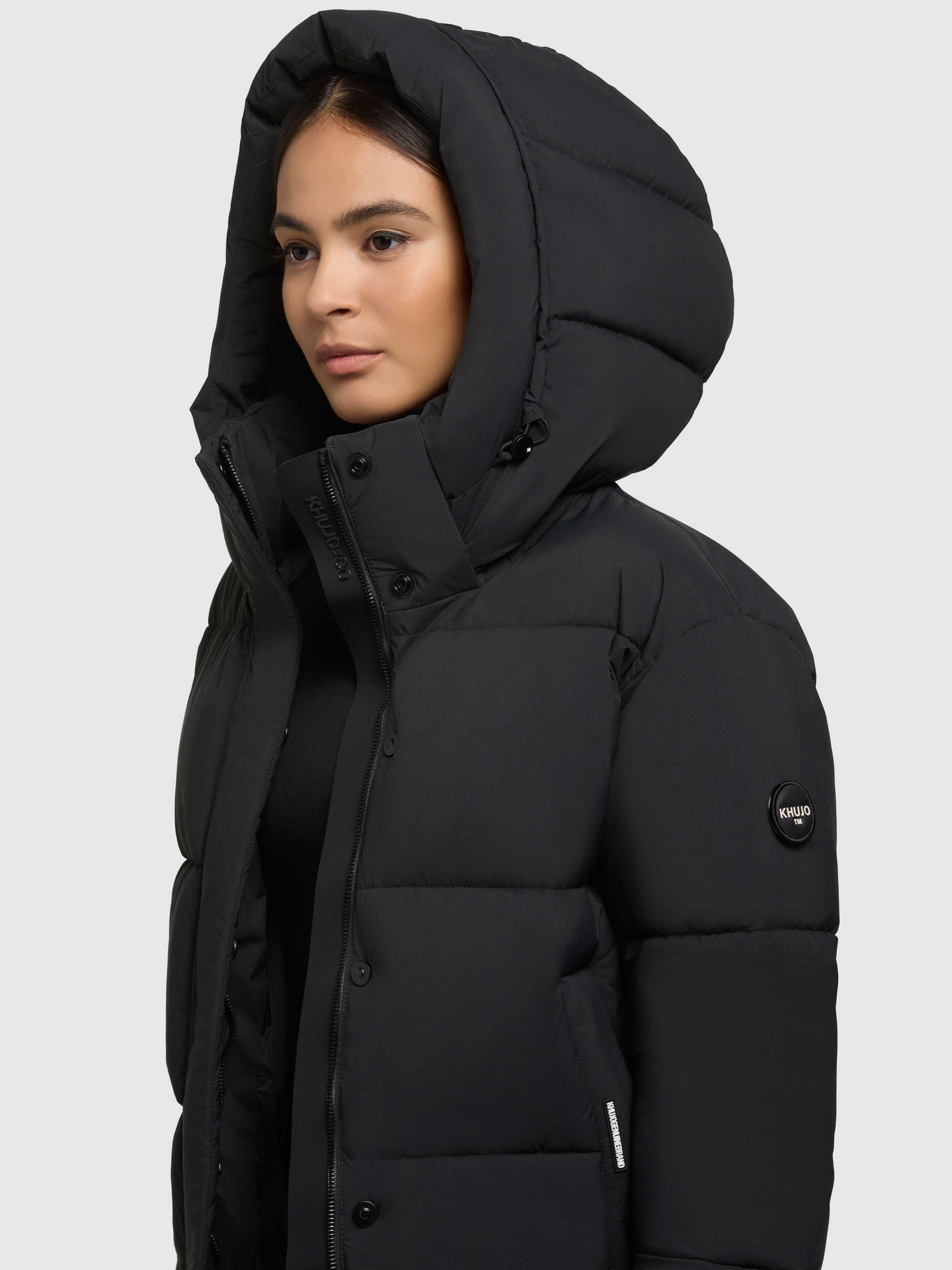 khujo Steppjacke »DEVINA2 MATT« mit Kapuze