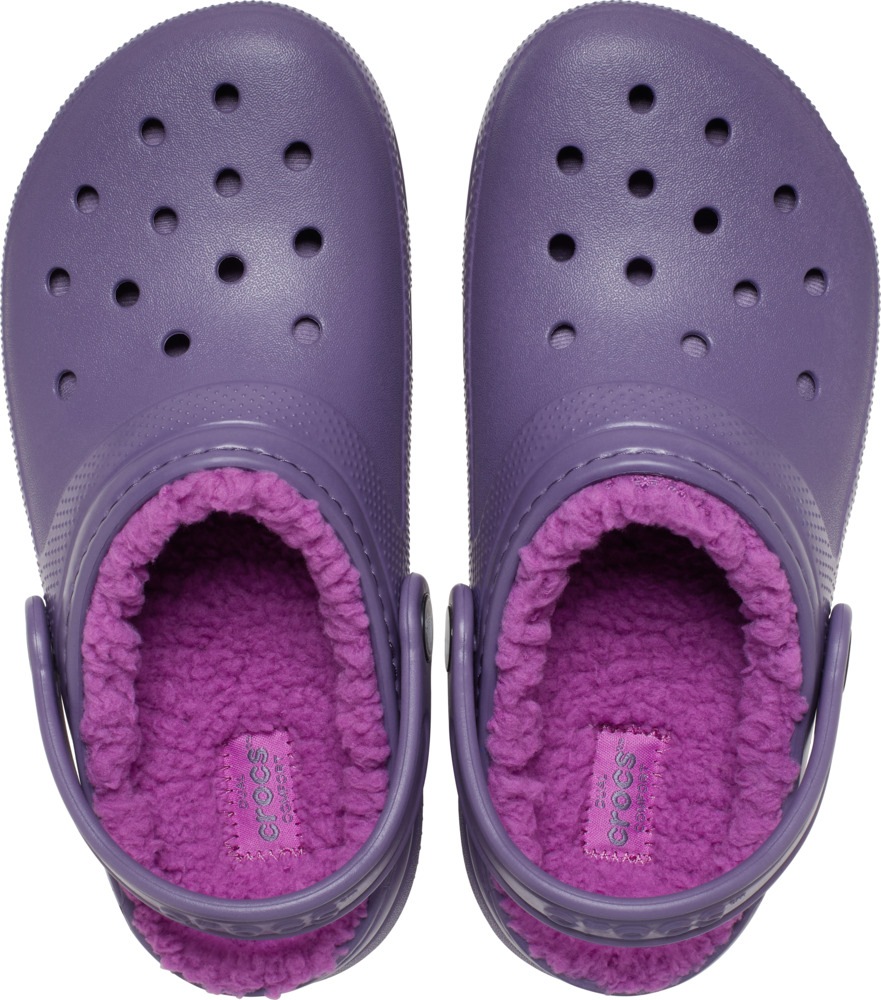 Crocs Clog »Classic Lined Clog«, Kindergartenschuh, Hausschuh mit kuscheligem Futter