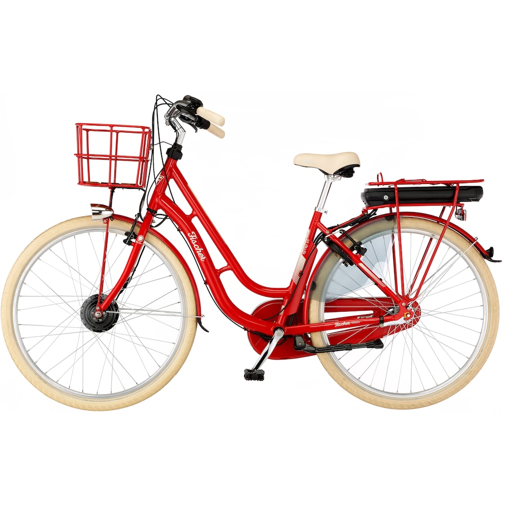 FISCHER Fahrrad E-Bike »CITA RETRO 2.1 317«, 3 Gang, Shimano, Nexus